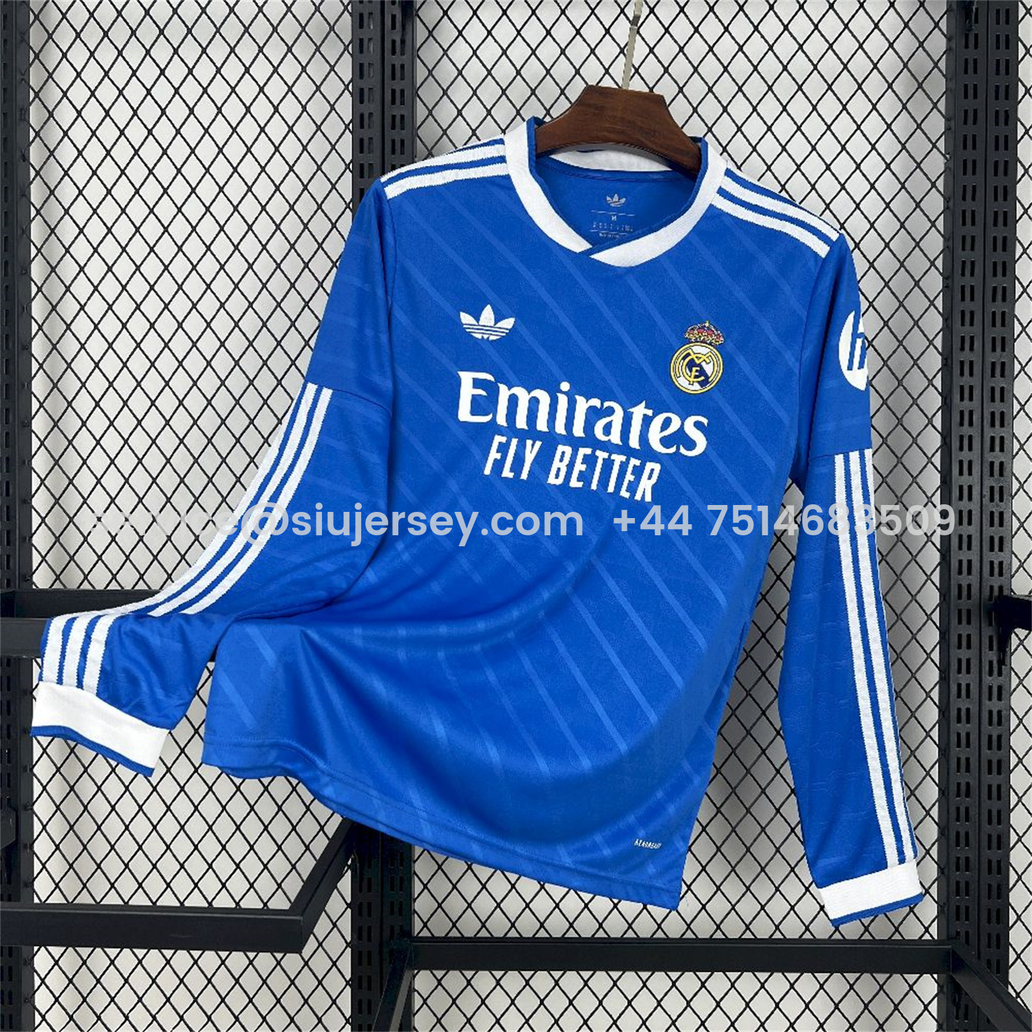 SIUjerseys-Real Madrid 25-26 Third Long Sleeves Jersey - Fans Version