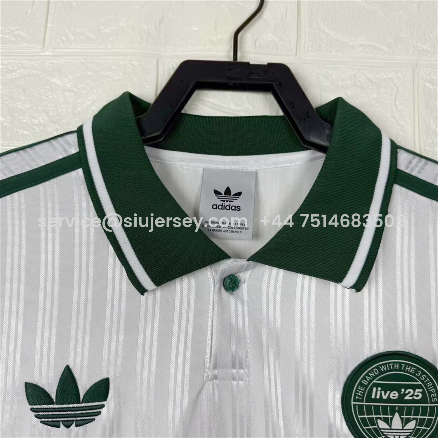 SIUjerseys-Bohemian 25-26 Oasis Originals Tour White Stripes Jersey - Fans Version