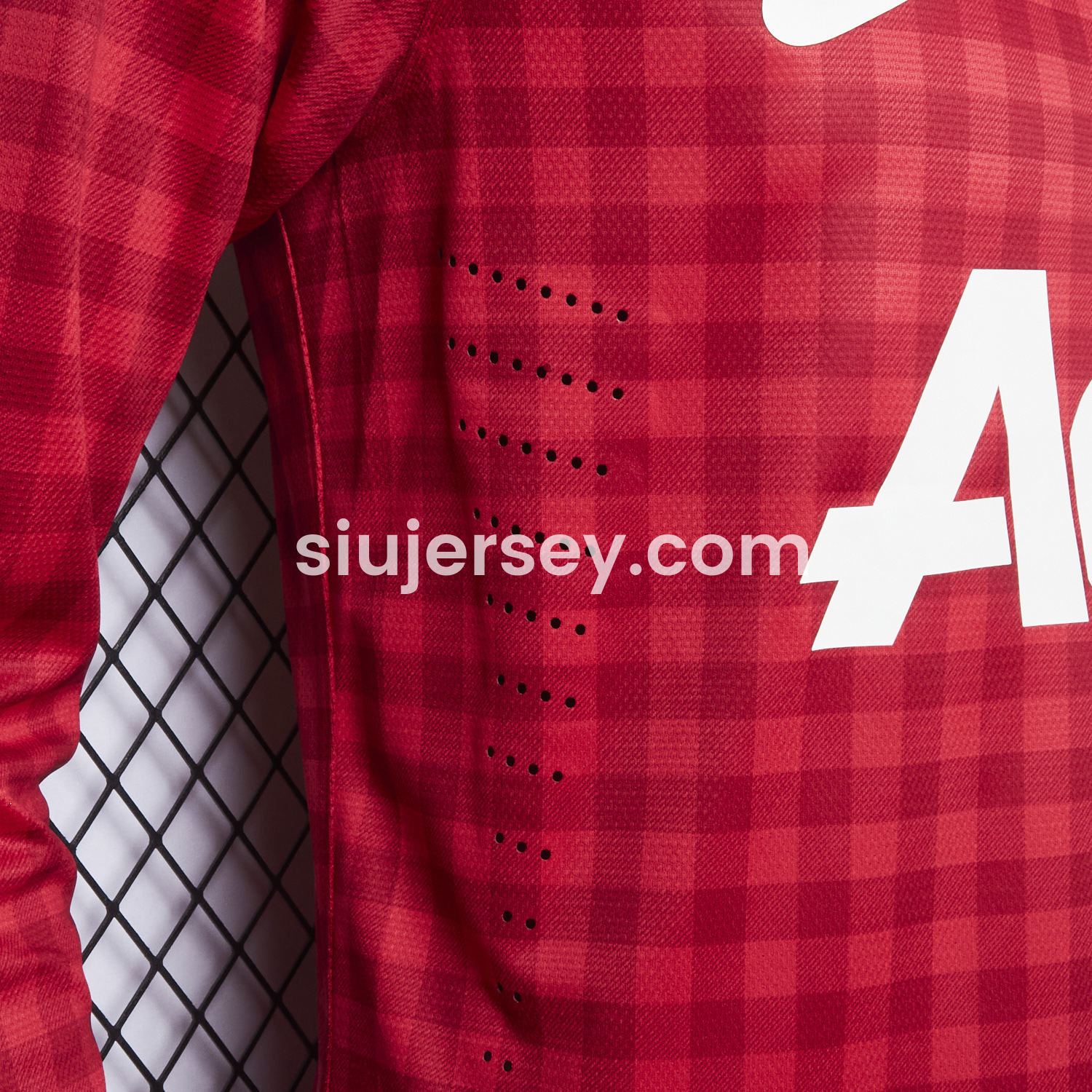 SIUjerseys-Retro Manchester United 2012-13 Home Long Sleeve Jersey - Player Version