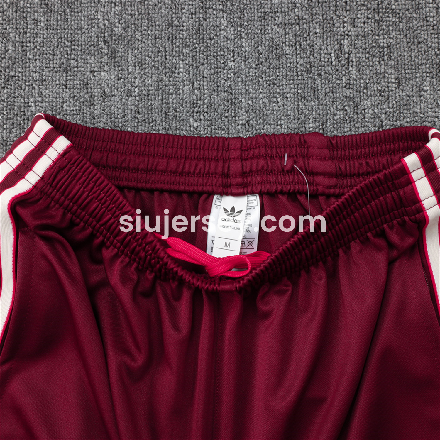 SIUjerseys-Bayern Munich 25-26 Originals Terrace Icon Jacket Training Tracksuit - Deep Red