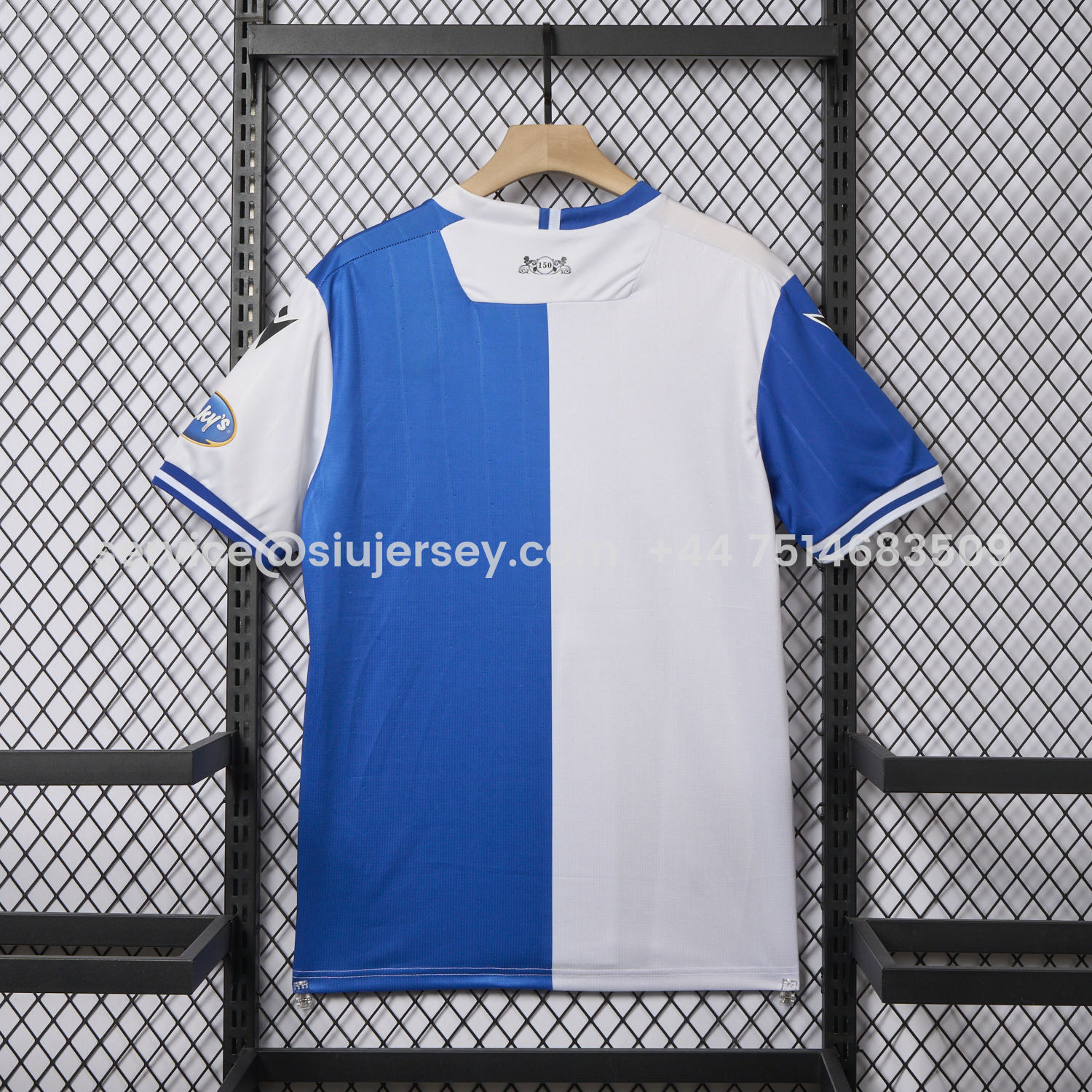 SIUjerseys-Blackburn Rovers 25-26 Home 150th Anniversary Jersey - Fans Version