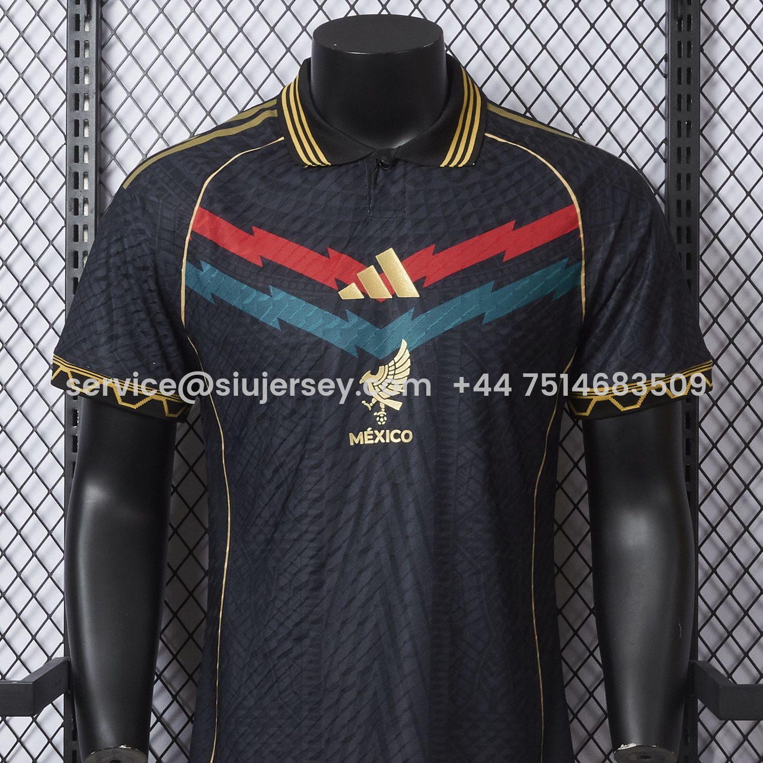 SIUjerseys-Mexico 25-26 Red And Green Chest Lines Special Jersey - Player Version