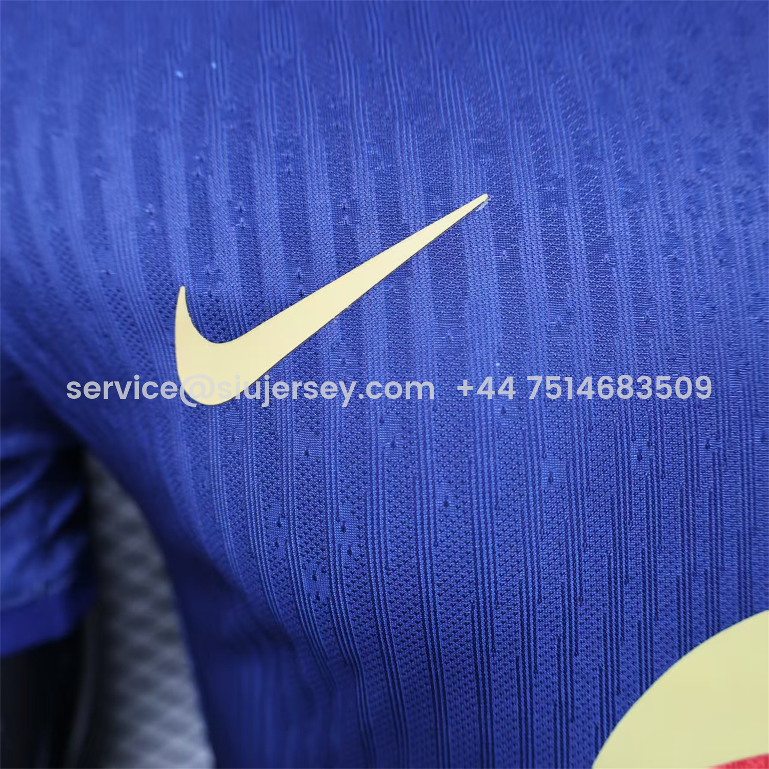 SIUjerseys-Barcelona 25-26 Red & Blue Guards Dark Blue Special Jersey - Player Version