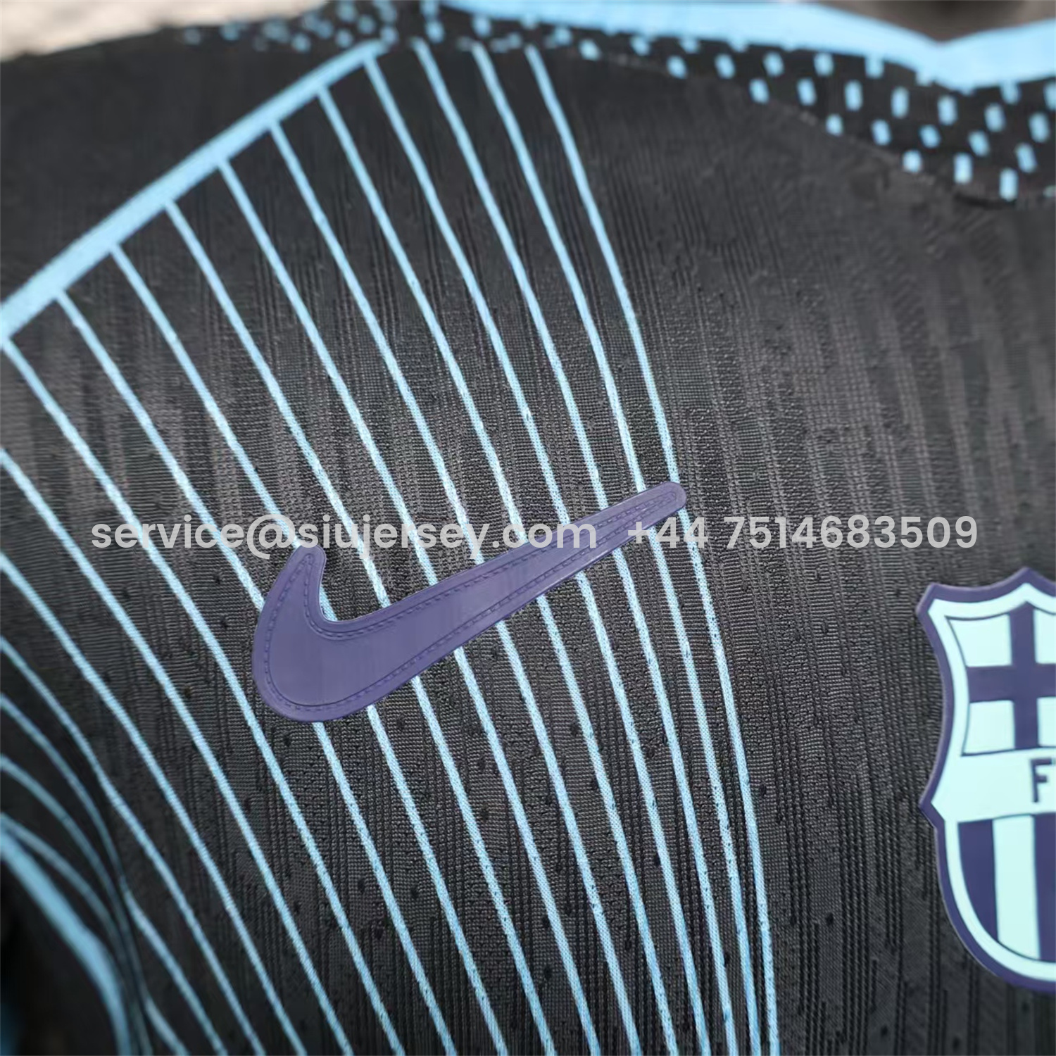 SIUjerseys-Barcelona 25-26 T90 Black Special Jersey - Player Version
