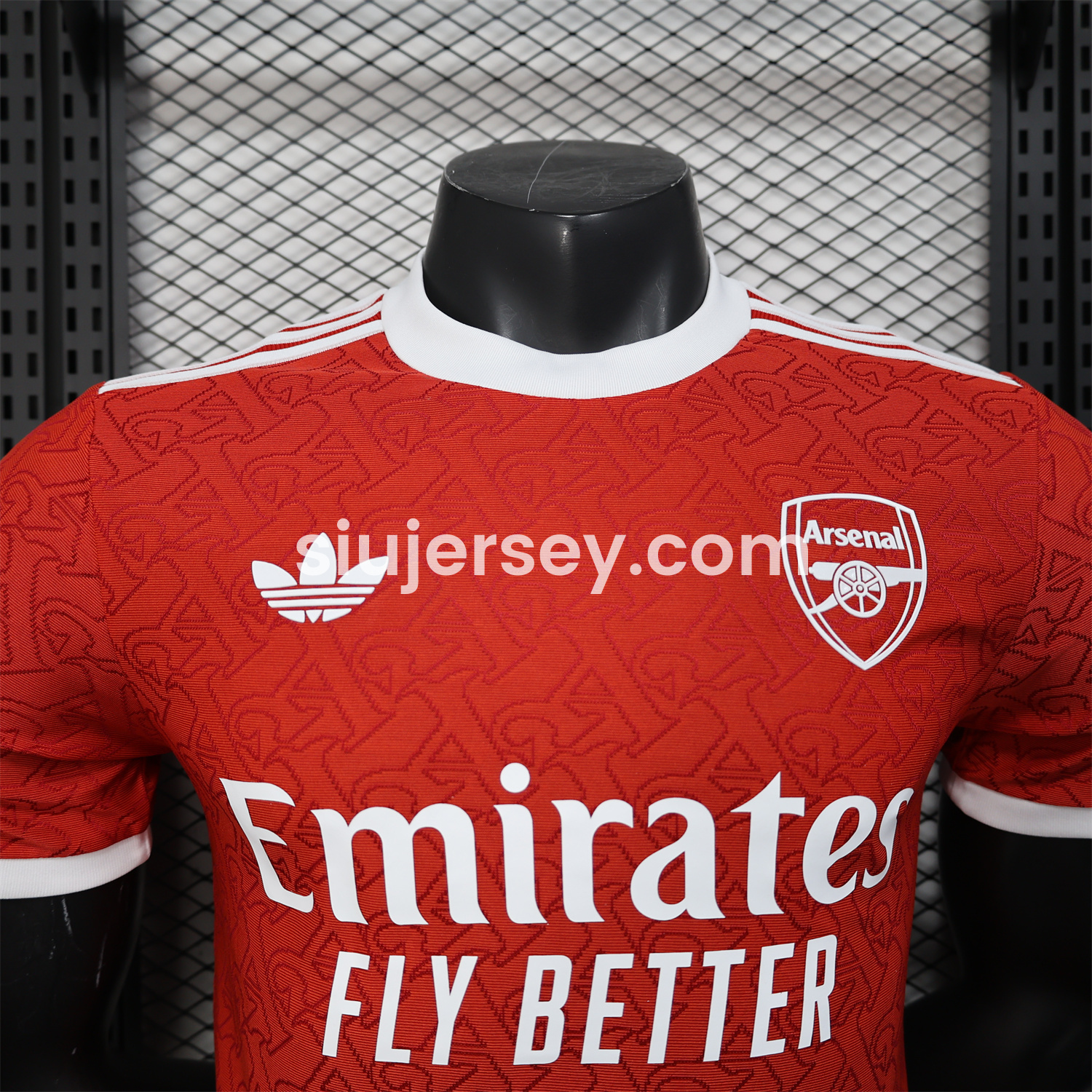 SIUjerseys-Arsenal 25-26 Red Trefoil Sponsored Secial Edition Jersey - Player Version