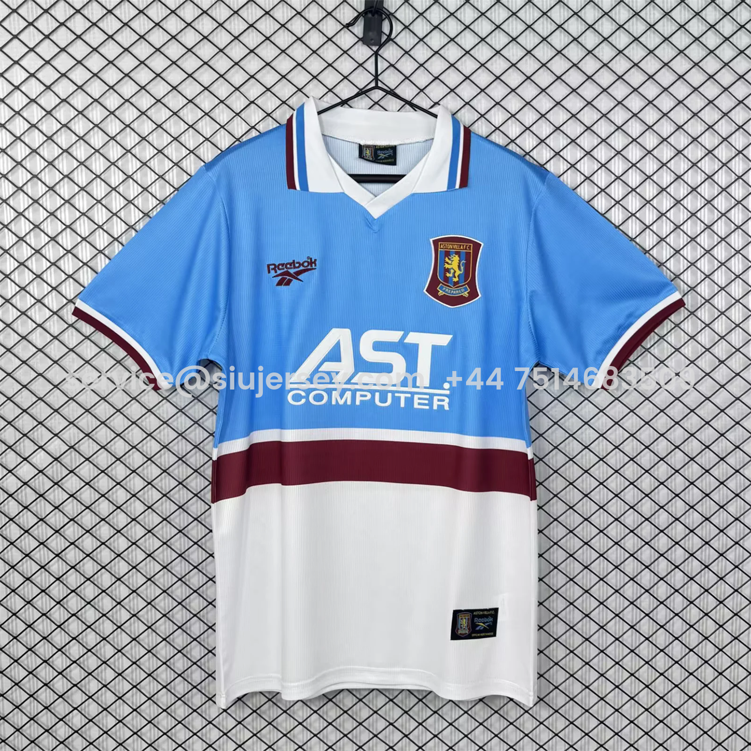 SIUjerseys-Retro Aston Villa 1997-98 Away Jersey