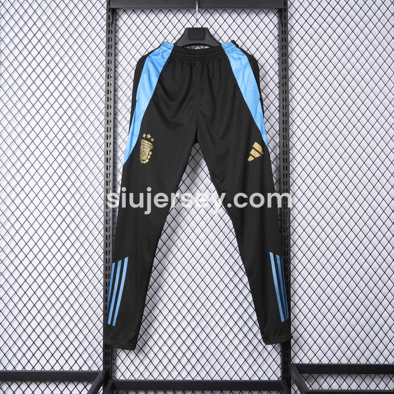 SIUjerseys-Argentina 24-25 Black Training Pants - Player Version
