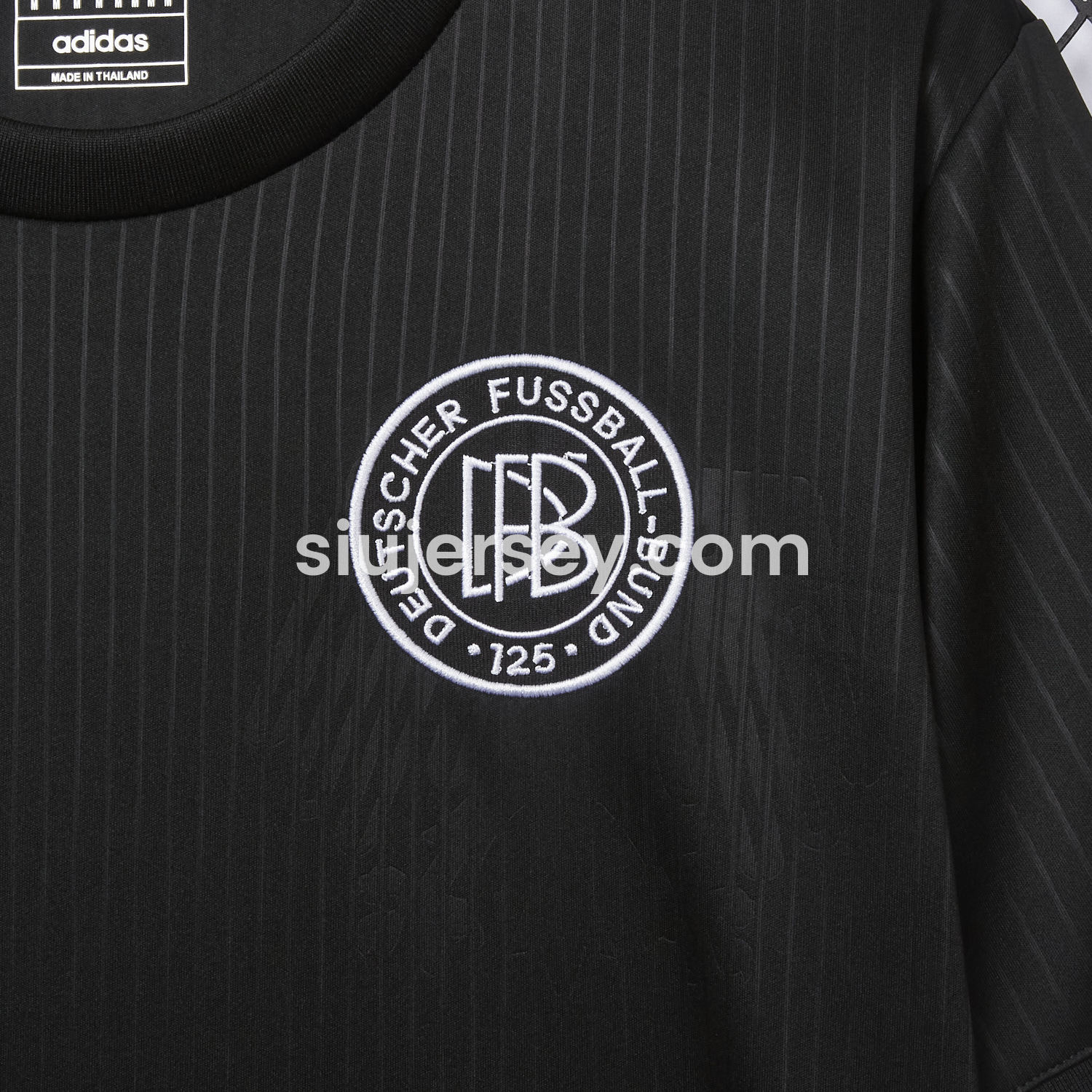 SIUjerseys-Germany 2025 Black 125-Year Anniversary Commemorative Edition Jersey - Fans Version