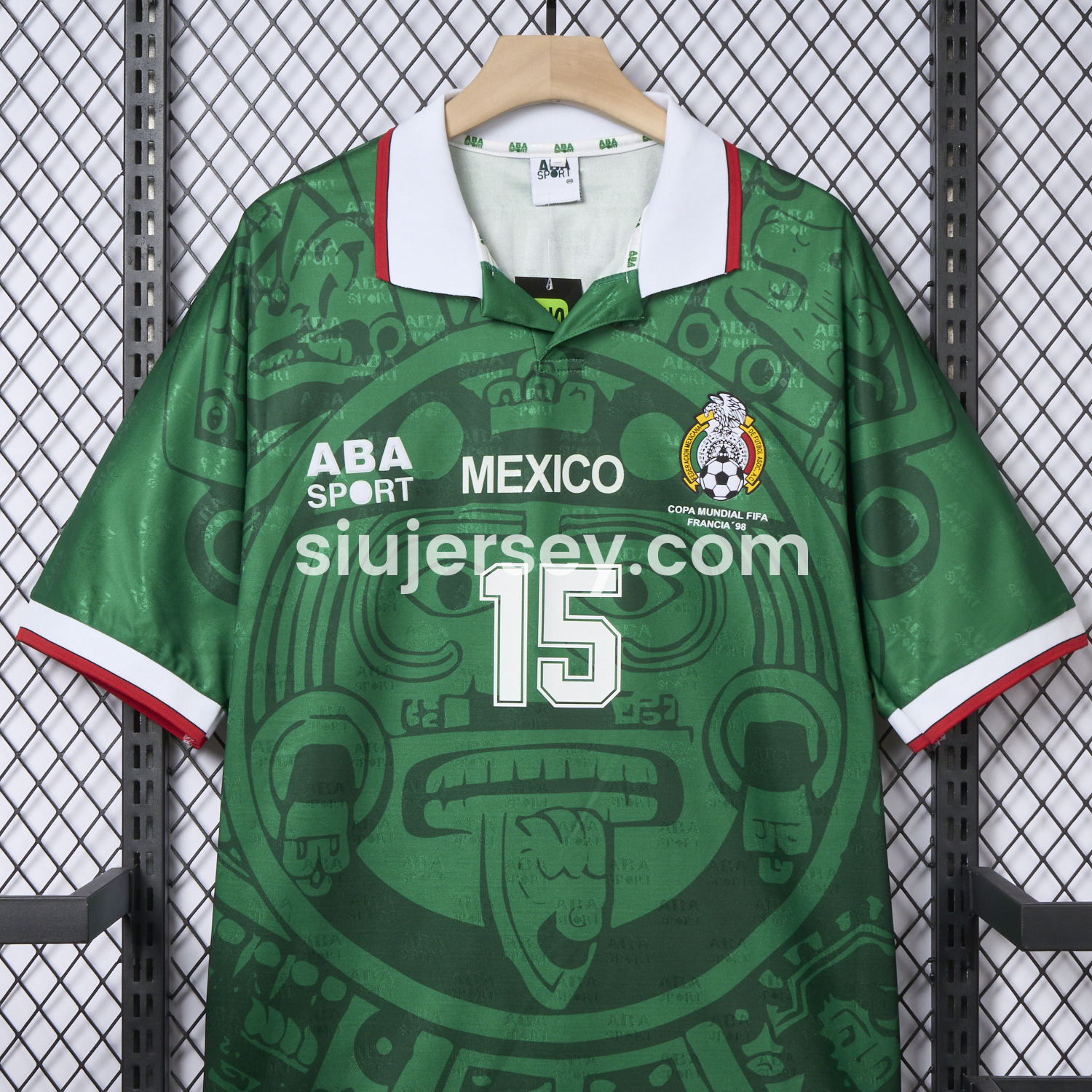 SIUjerseys-Retro Mexico 1998 Home Jersey