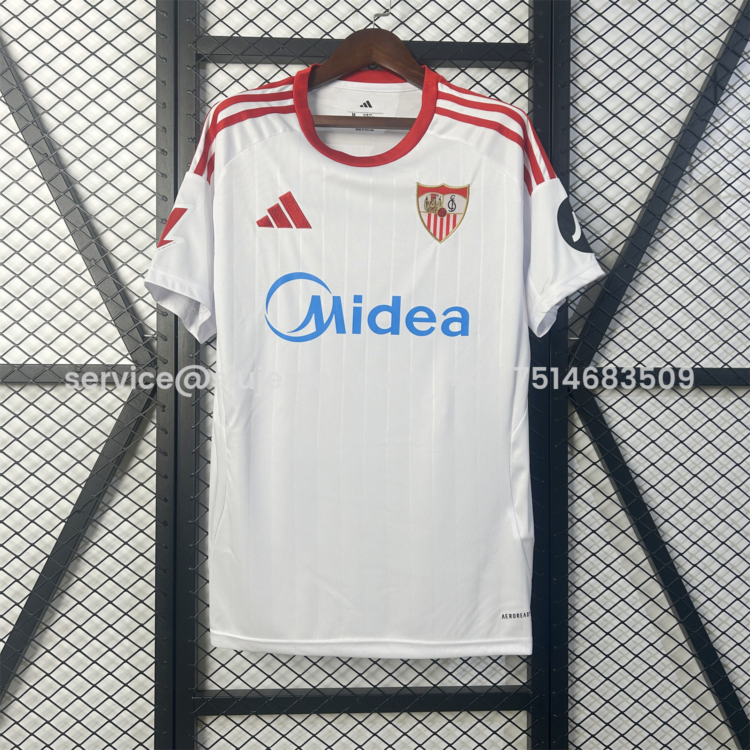 SIUjerseys-Sevilla 25-26 Home White Jersey - Fans Version