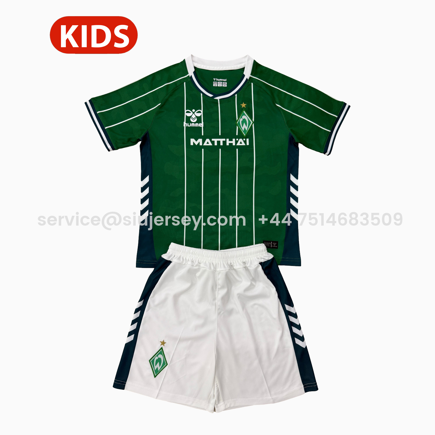 SIUjerseys-Werder Bremen 25-26 Home Kids Kit