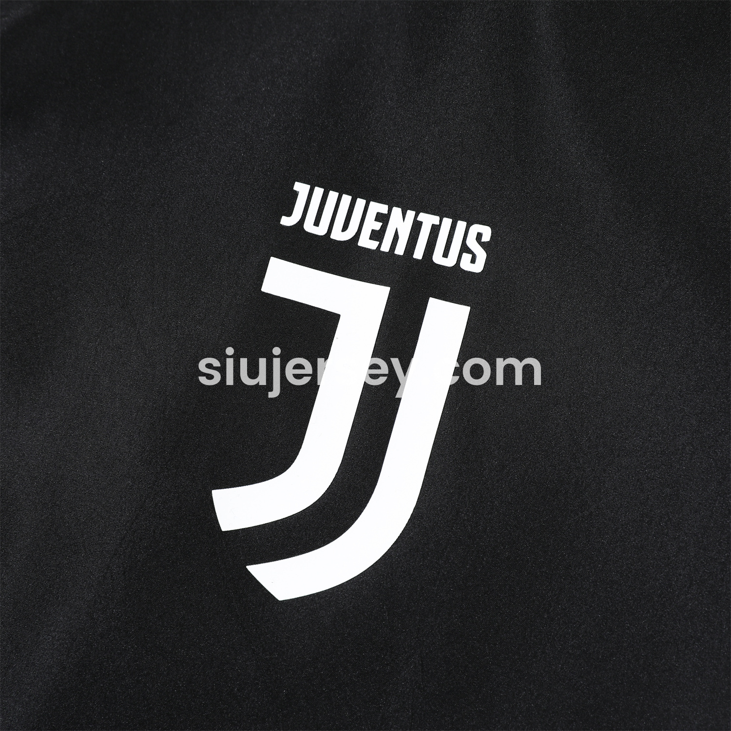 SIUjerseys-Juventus 25-26 Terrace Icon Windbreaker Jacket - Black