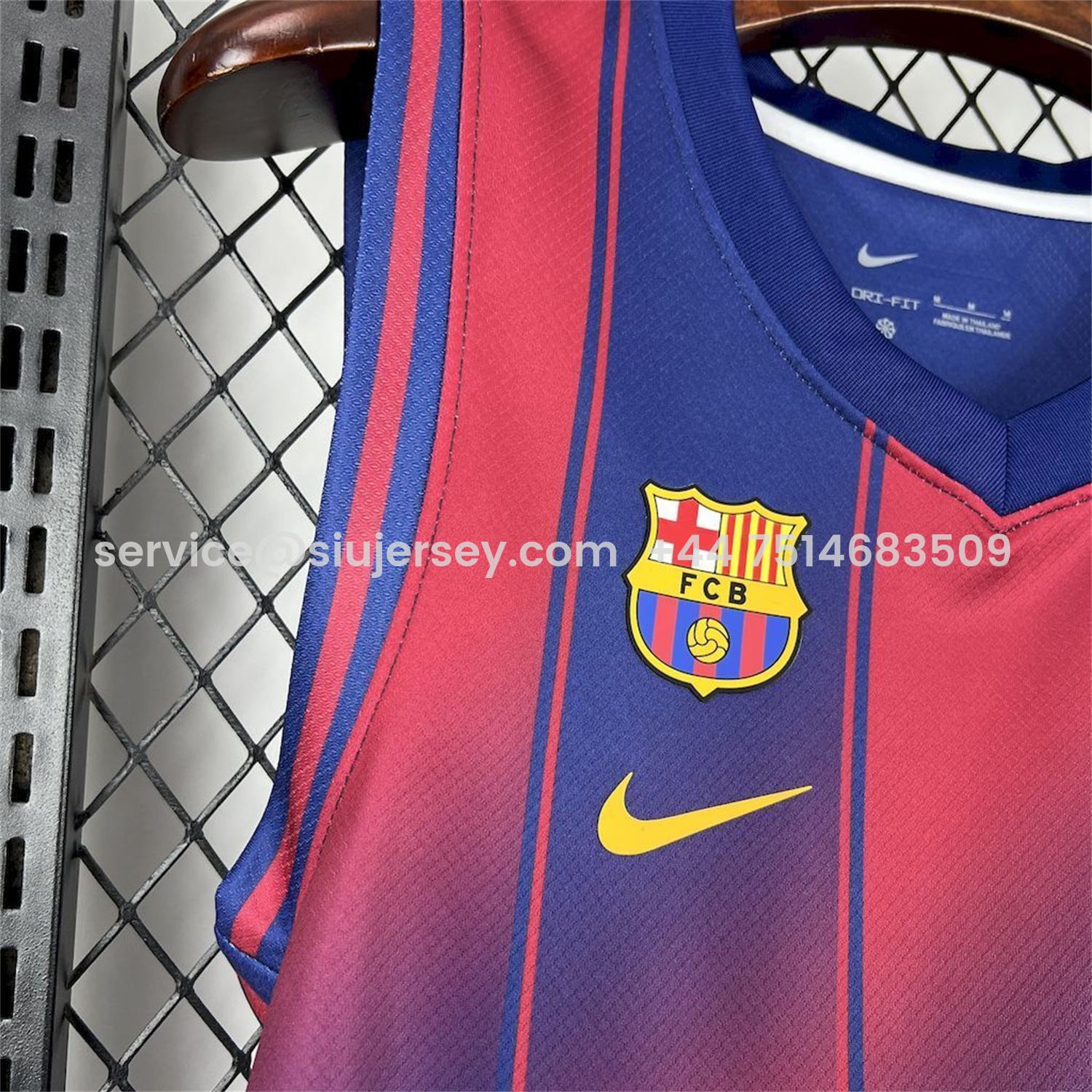 SIUjerseys-Barcelona 25-26 Blue And Red Basketball Training Vest - Fans Version