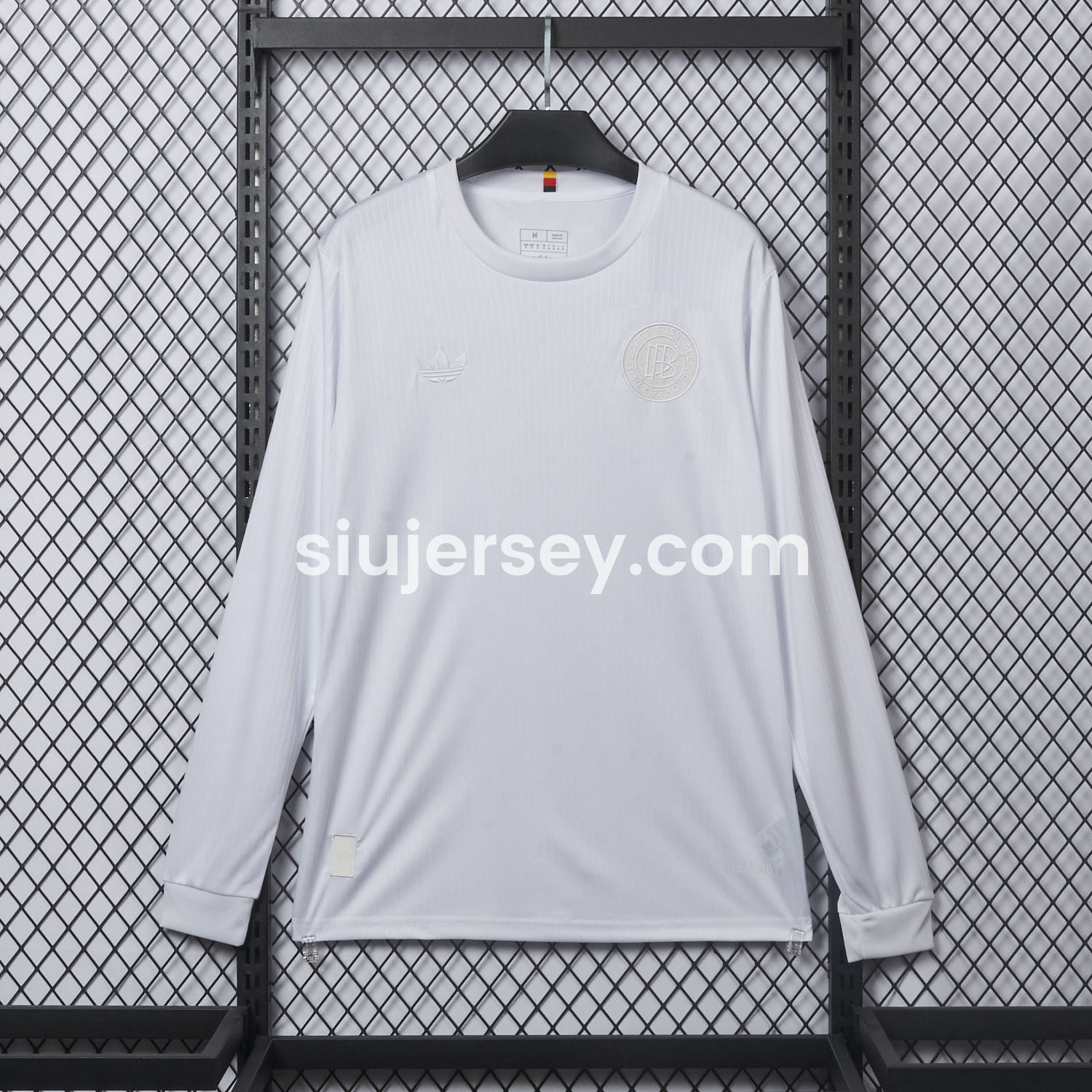 SIUjerseys-Germany 2025 125-Year Anniversary Pure White Long Sleeves Jersey - Fans Version