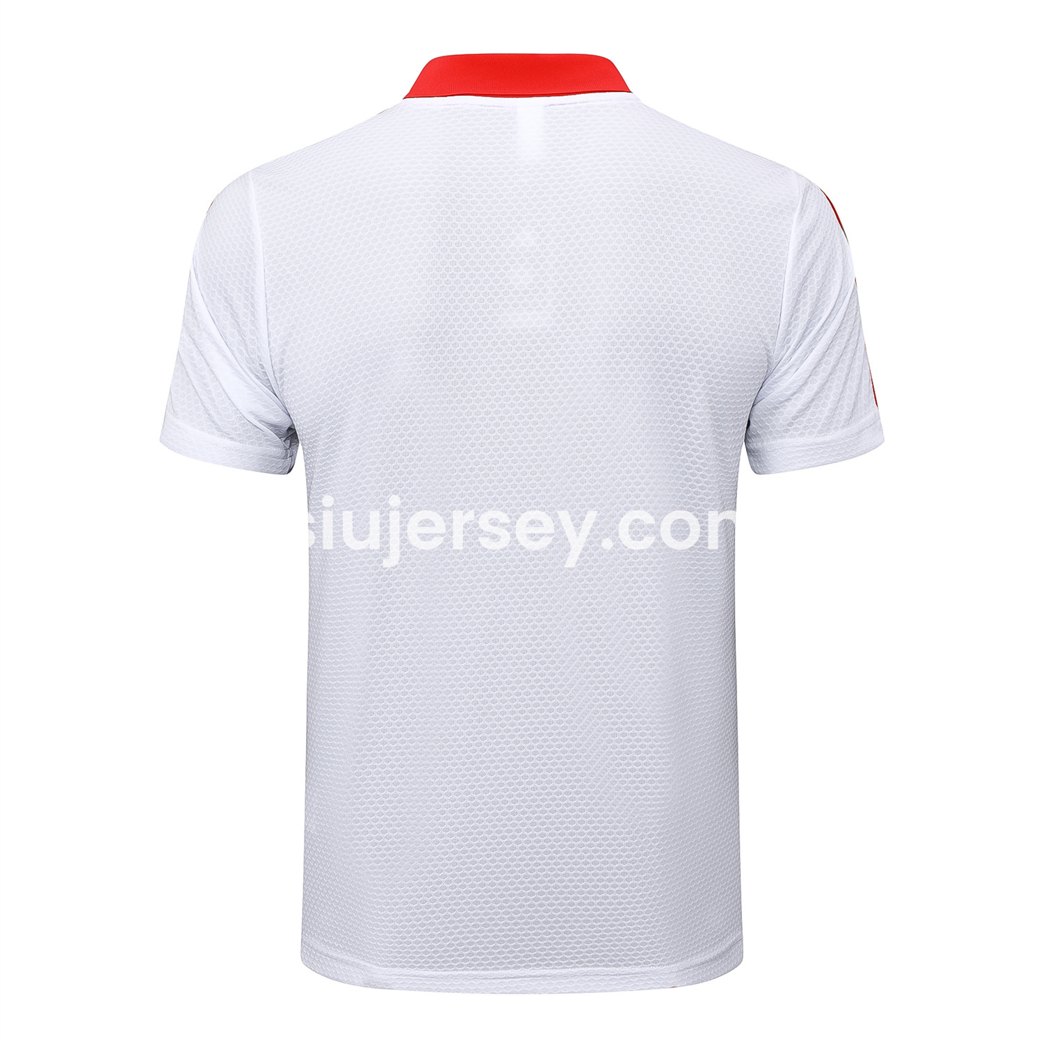 SIUjerseys-Bayern Munich 2025 125th Anniversary POLO Short-Sleeve Training Set - White Top and Pants