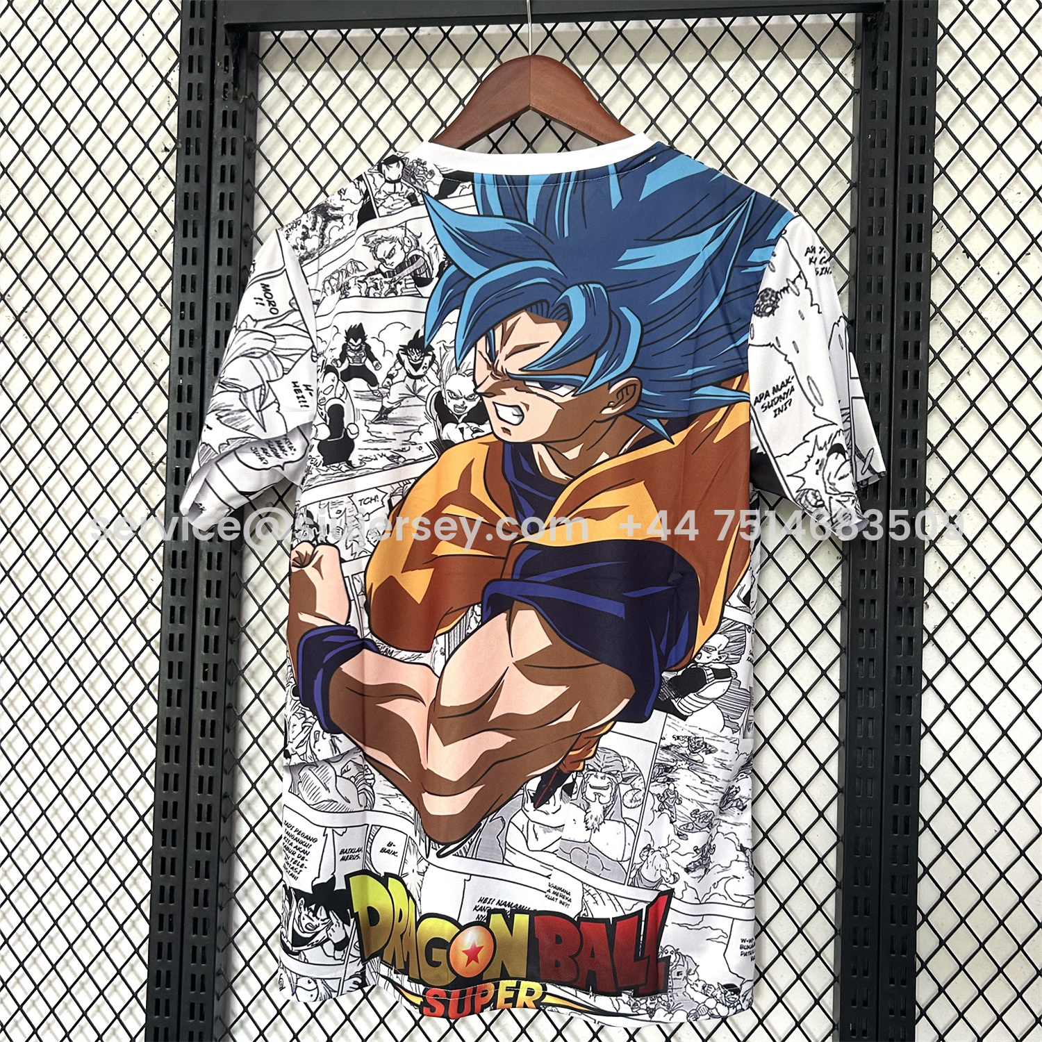 SIUjerseys-Japan 25-26 Dragon Ball Comics Kamehameha White Special Jersey - Fans Version