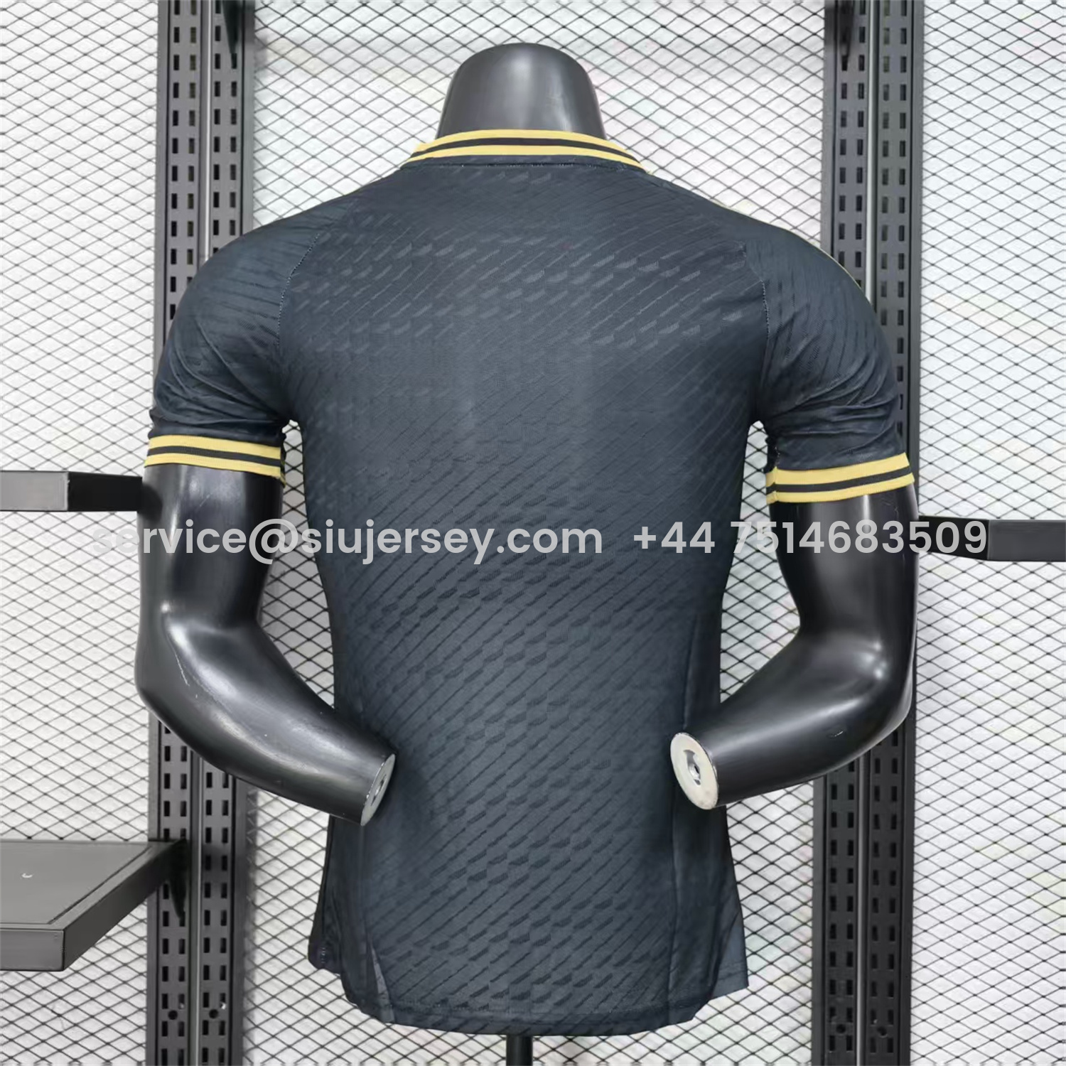 SIUjerseys-Mexico 25-26 Grey Eagle Sketch Black Gold Special Jersey - Player Version