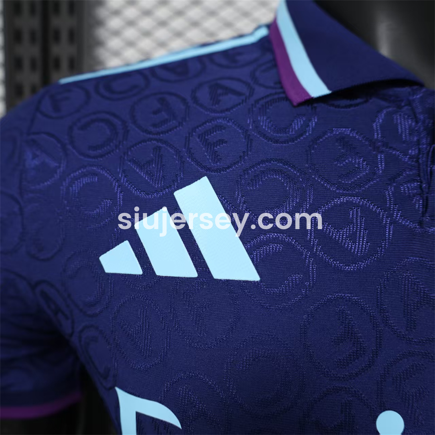 SIUjerseys-Arsenal 25-26 Deep Blue POLO Letter Pattern Special Jersey - Player Version