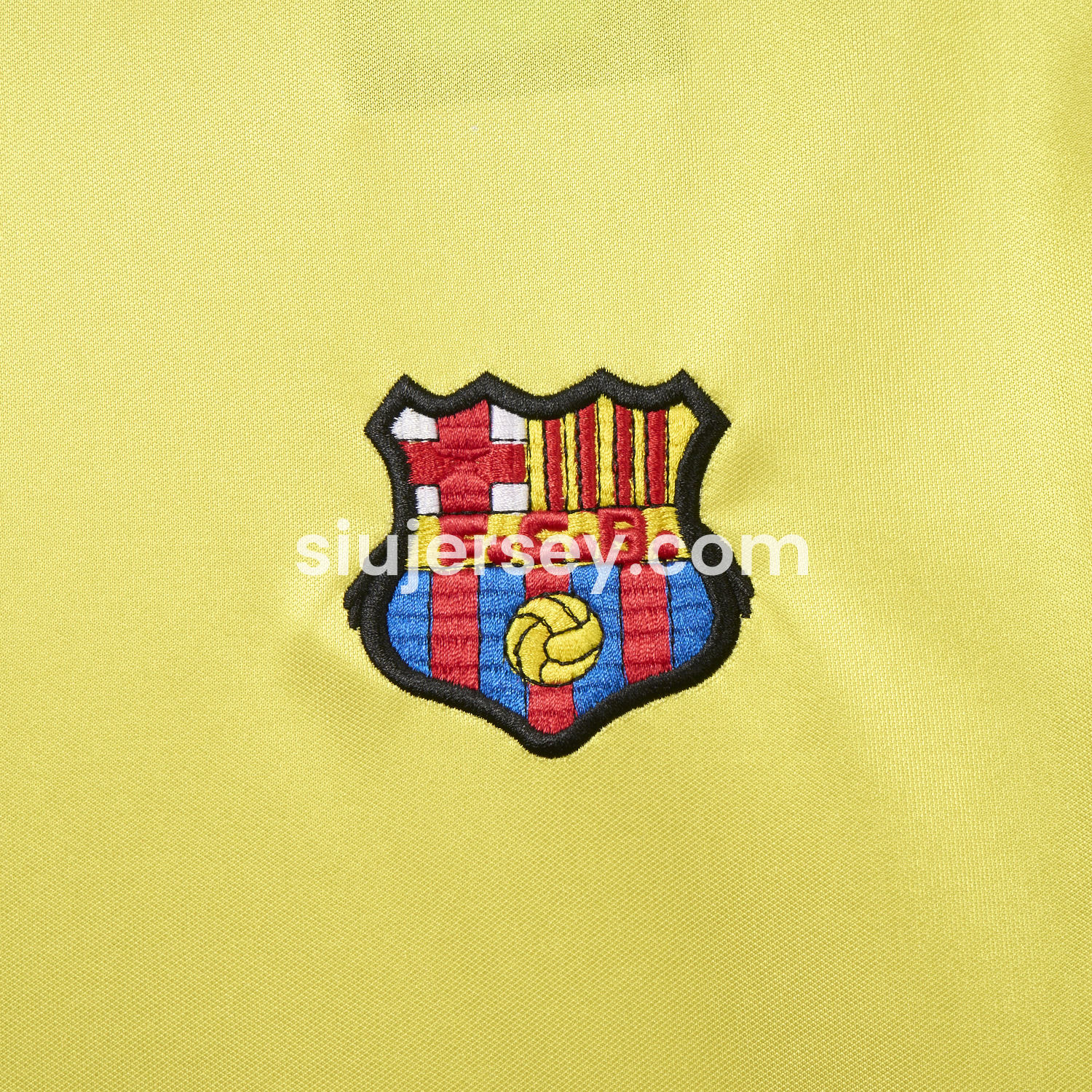 SIUjerseys-Retro Barcelona 1982-84 Away Yellow Jersey