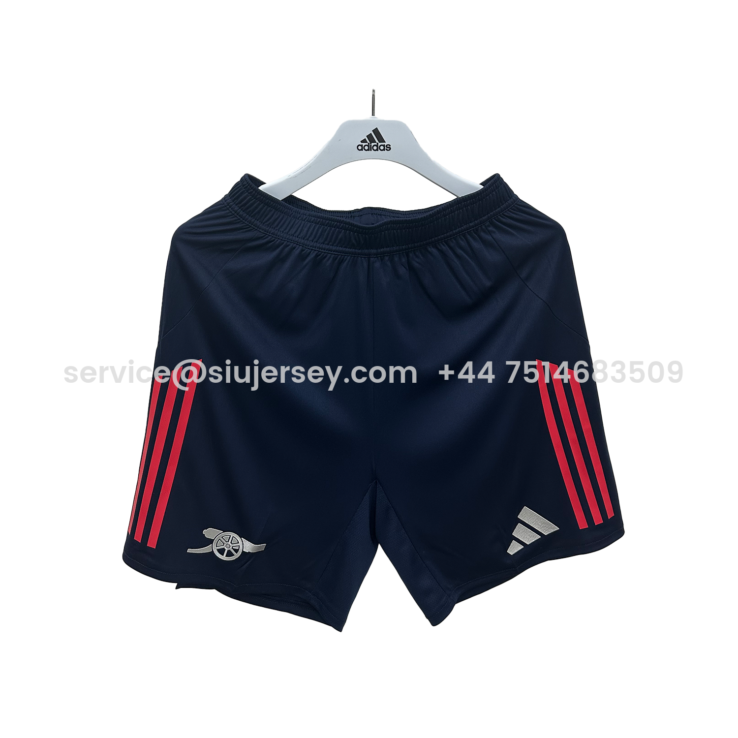 SIUjerseys-Arsenal 25-26 Away Black Shorts - Fans Version