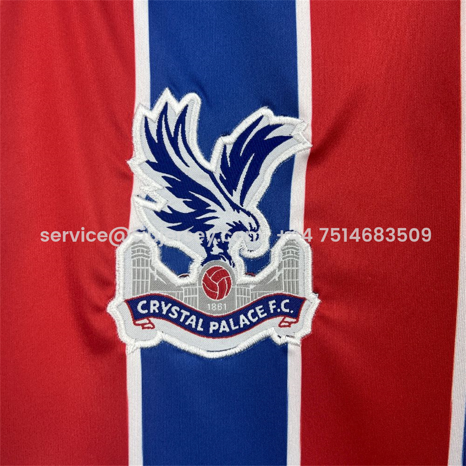 SIUjerseys-Crystal Palace 25-26 Home Jersey - Fans Version
