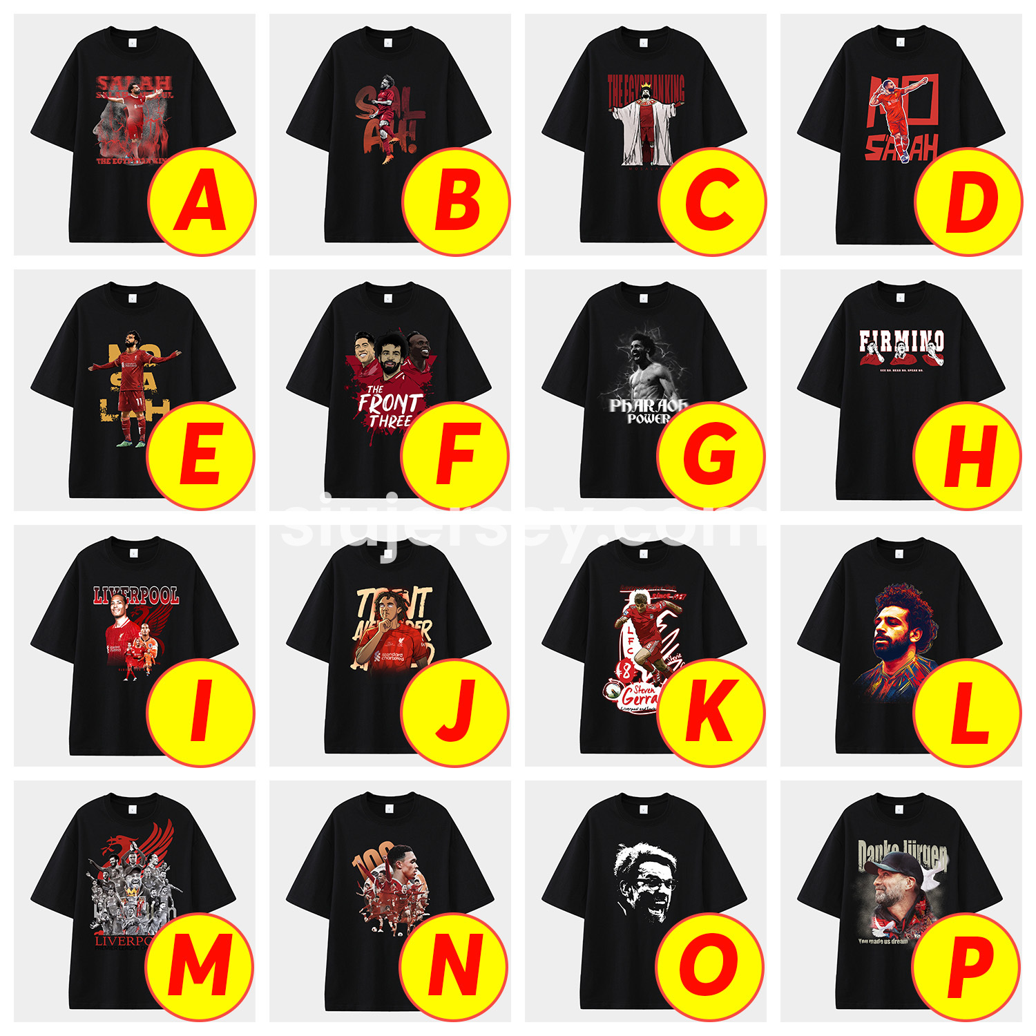 SIUjerseys-Salah Liverpool Klopp Arnold Unisex Pure Cotton T-shirt