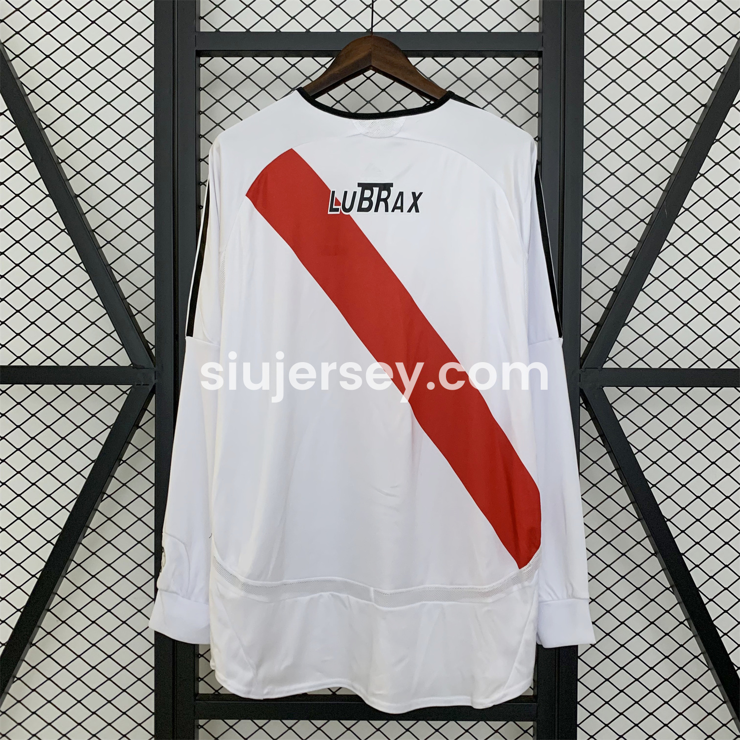 SIUjerseys-Retro River Plate 2006-07 Home Long Sleeves Jersey