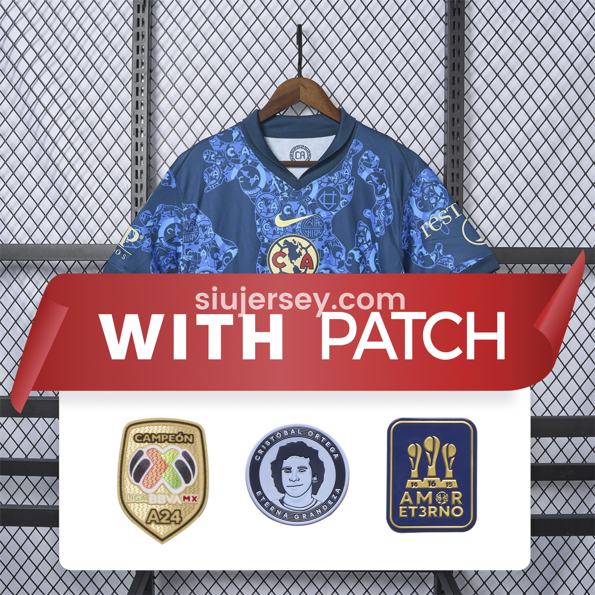 SIUjerseys-【NEW】Club América 24-25 Away Jersey - Fans Version