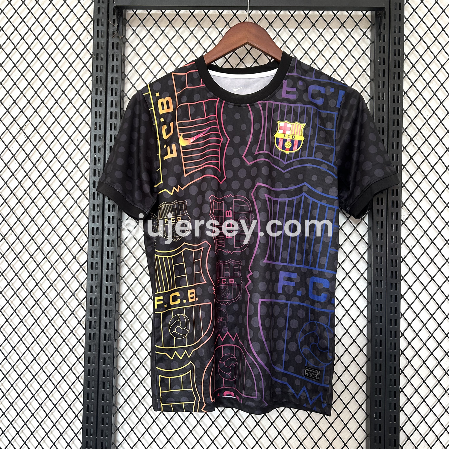 SIUjerseys-Barcelona 25-26 LOGO Stroke Special Edition Jersey - Fans Version