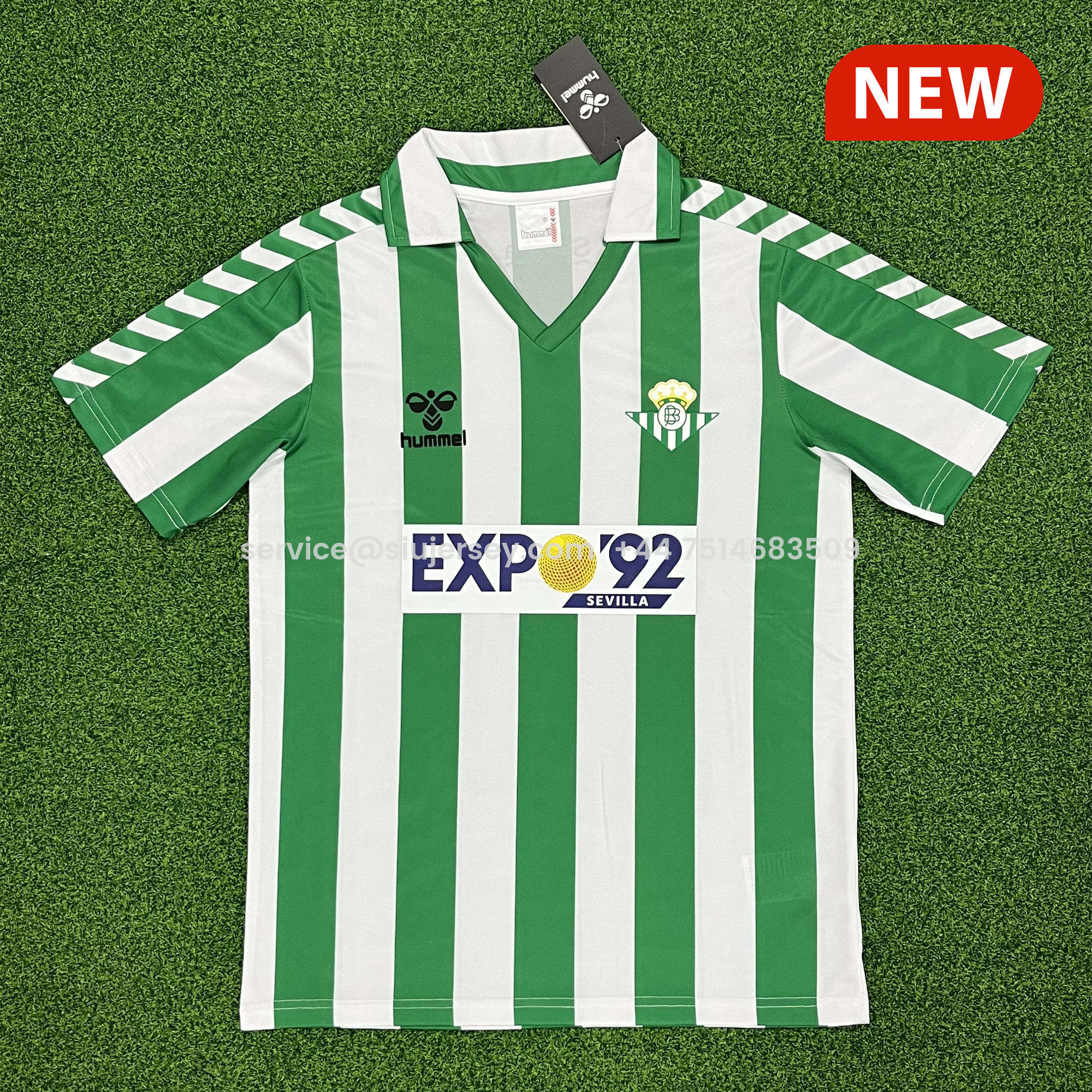 SIUjerseys-Retro Real Betis 1988-89 Home Stadium Jersey