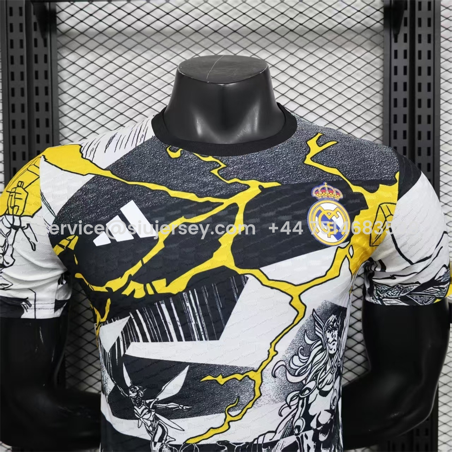 SIUjerseys-Real Madrid 25-26 Thunder Comics Pre-Match Special Jersey - Player Version