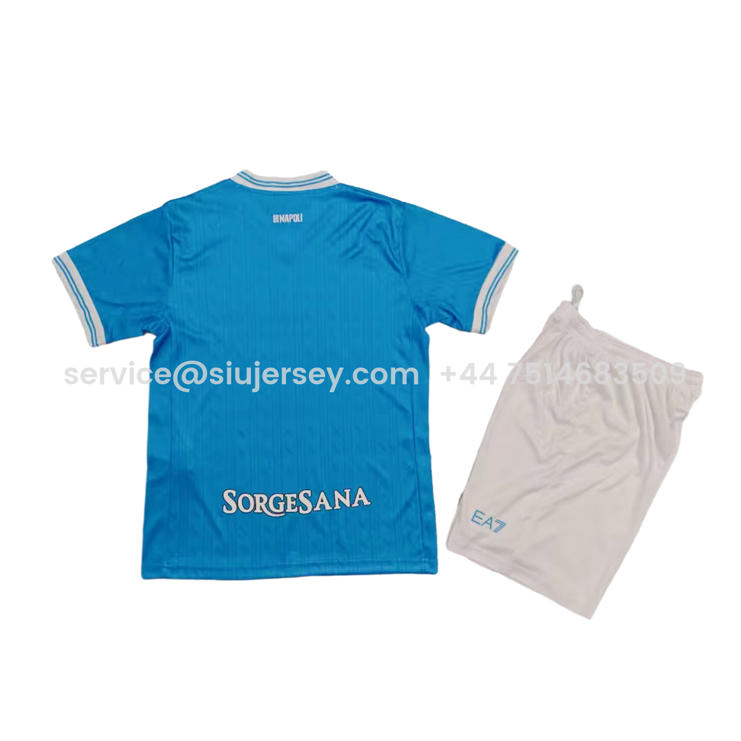 SIUjerseys-Napoli 25-26 Home Kids Kit