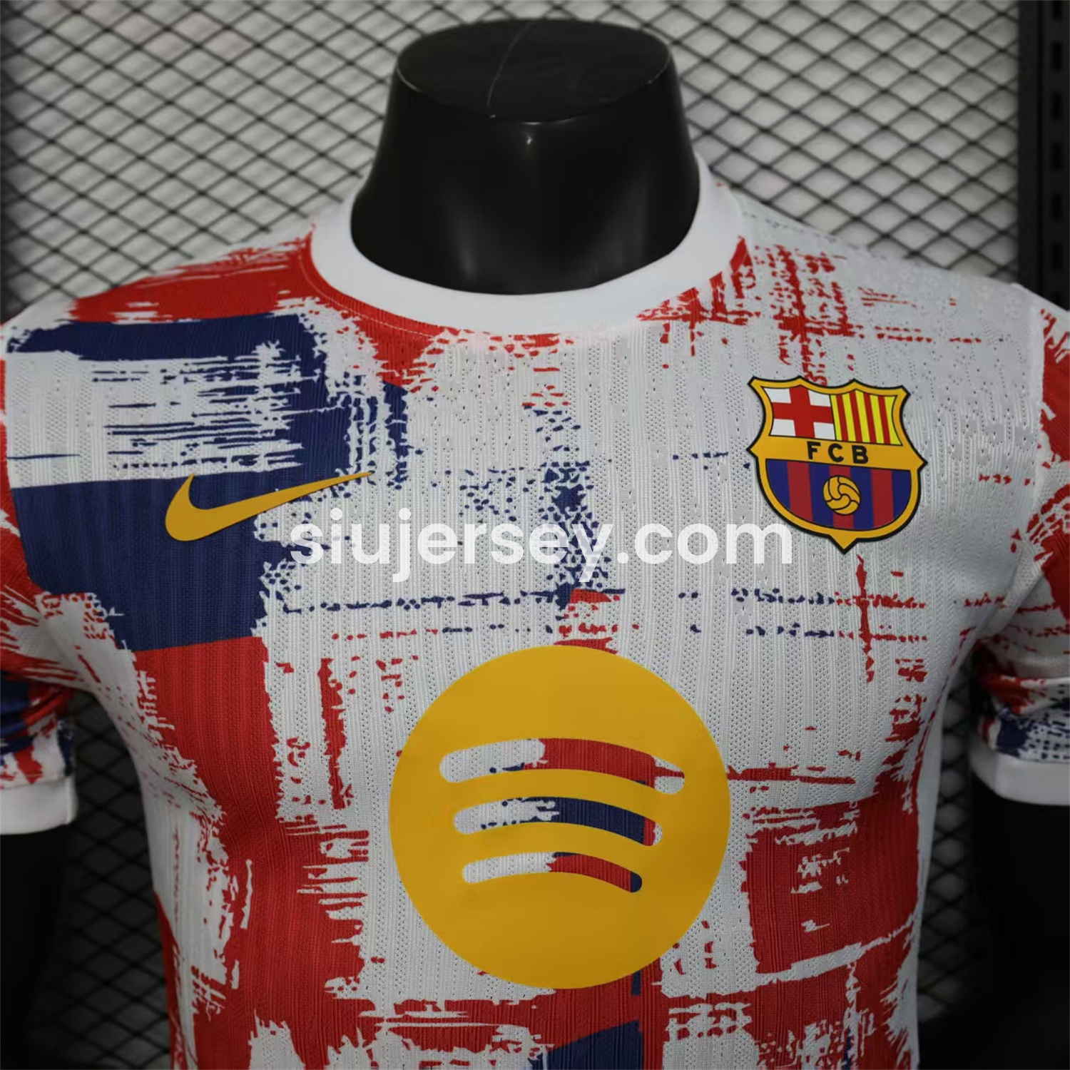 SIUjerseys-Barcelona 25-26 Red & Blue & White Special Edition Jersey - Player Version