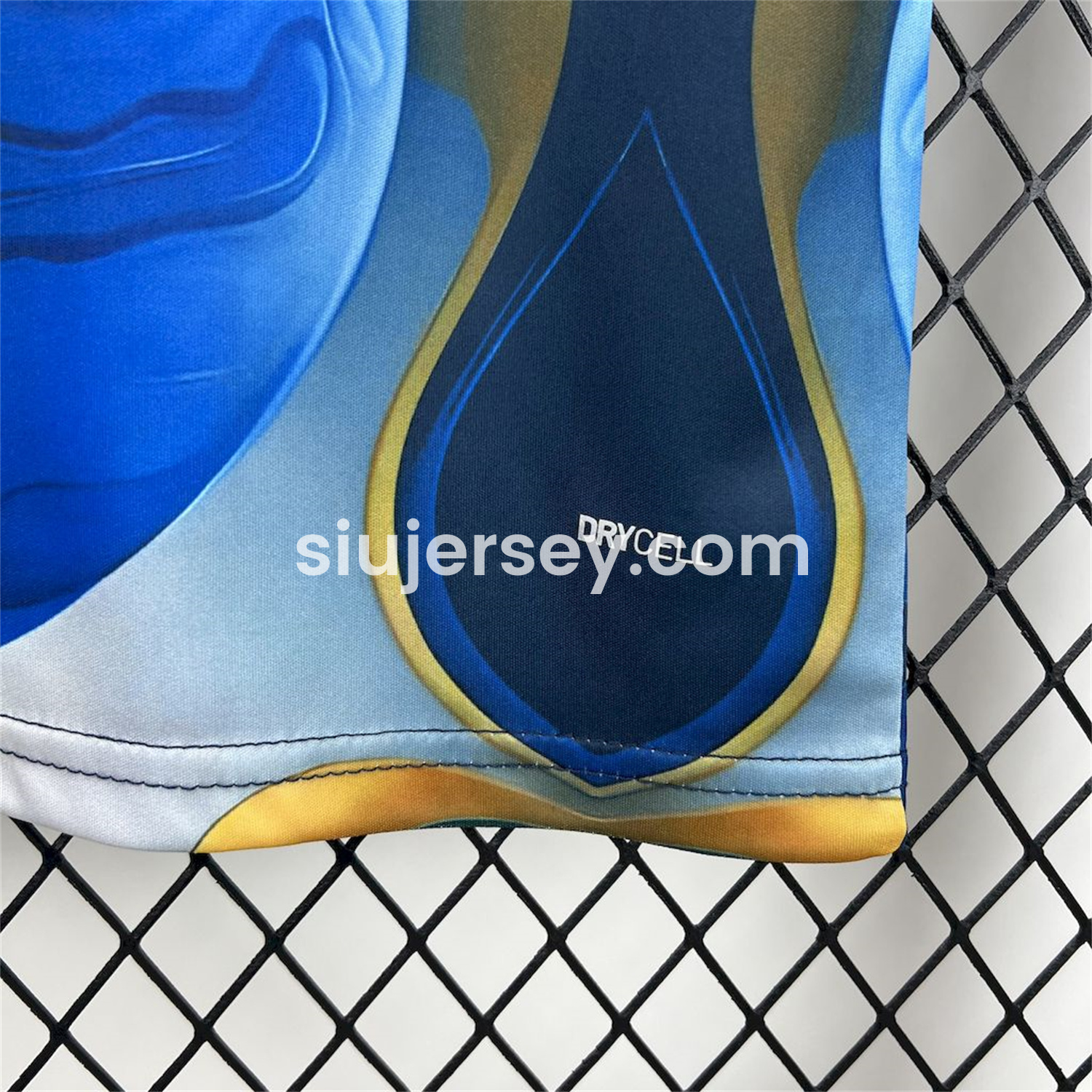 SIUjerseys-Manchester City 25-26 Blue Golden Fan-designed Special Edition Jersey - Fans Version