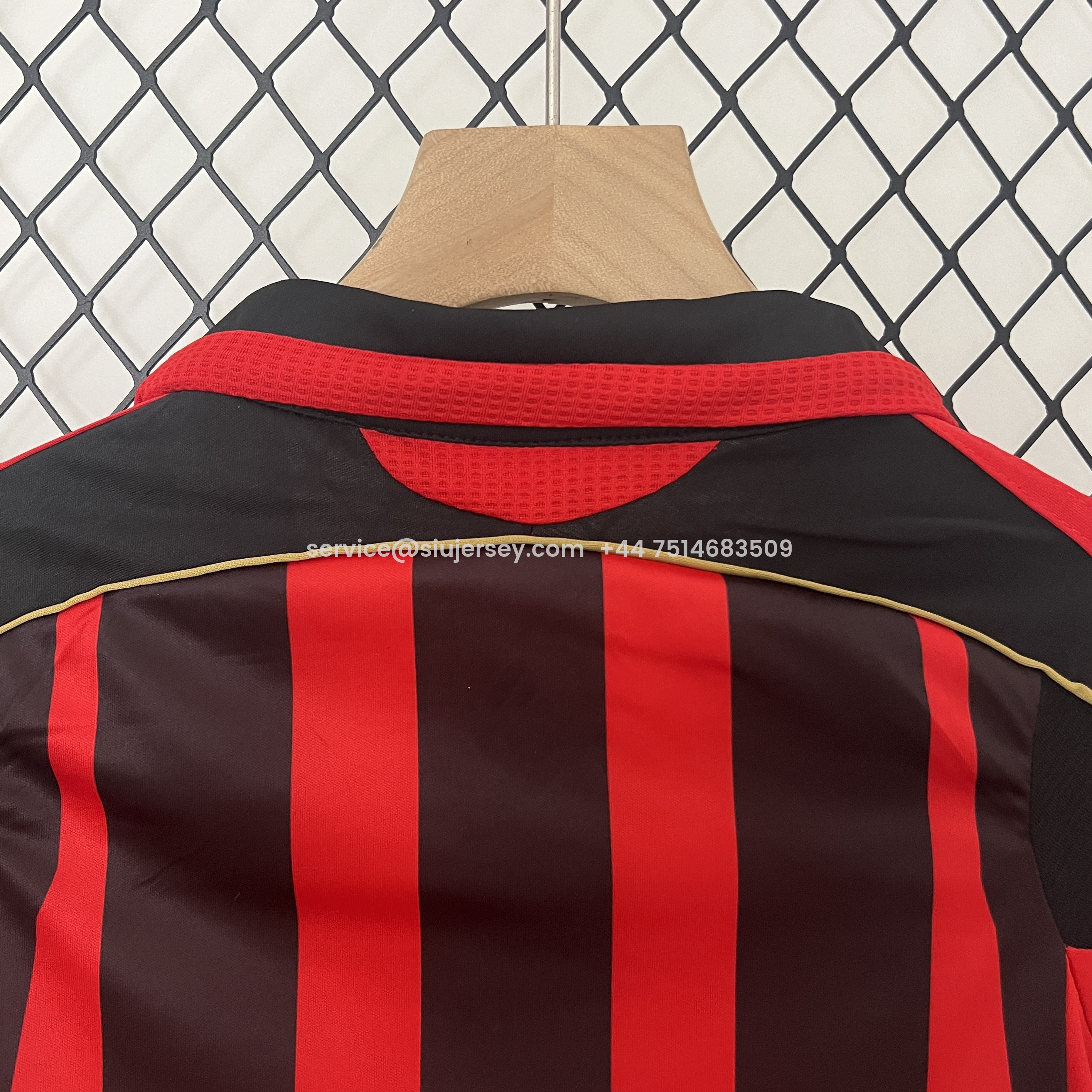 SIUjerseys-Retro AC Milan 2006-07 Home Stadium Kids Kit