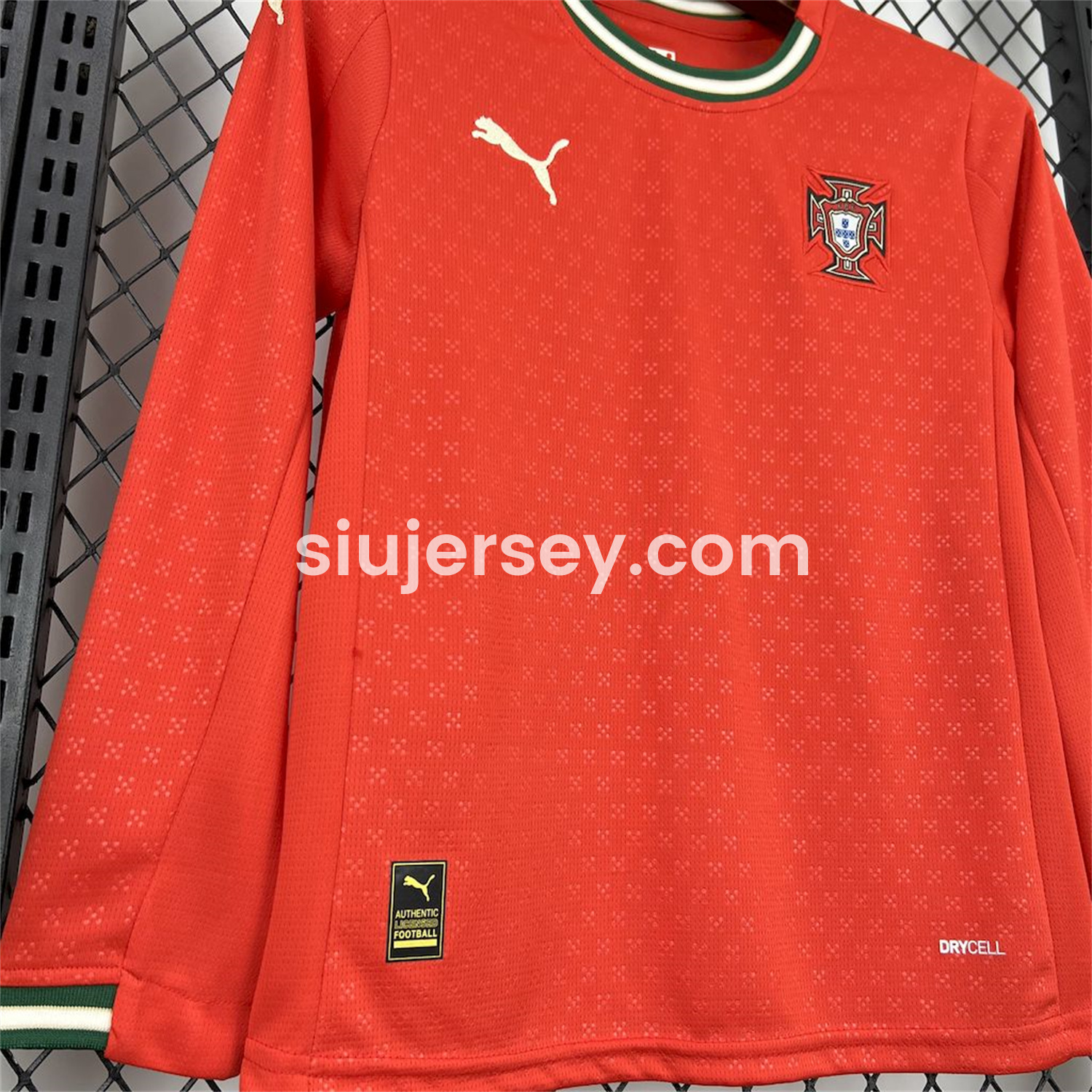 SIUjerseys-Portugal 2025-26 Home Long Sleeves Kids Kit