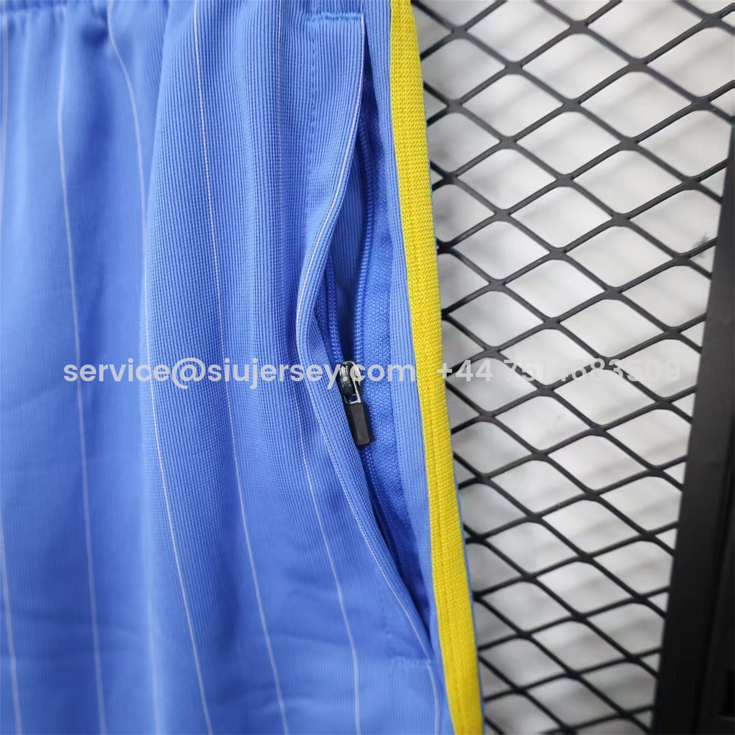 SIUjerseys-Manchester United 25-26 Trefoil Blue Travel Shorts - Player Version