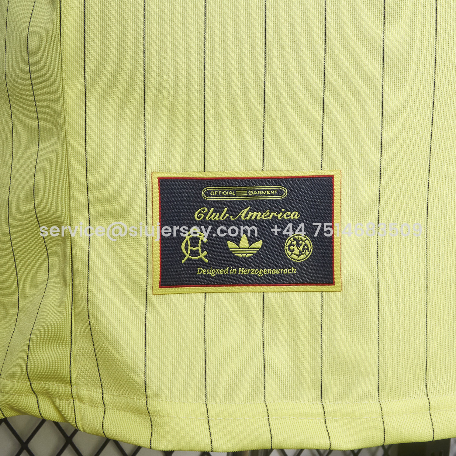SIUjerseys-Club América 25-26 Icon Travel Special Edition Yellow Jersey - Player Version
