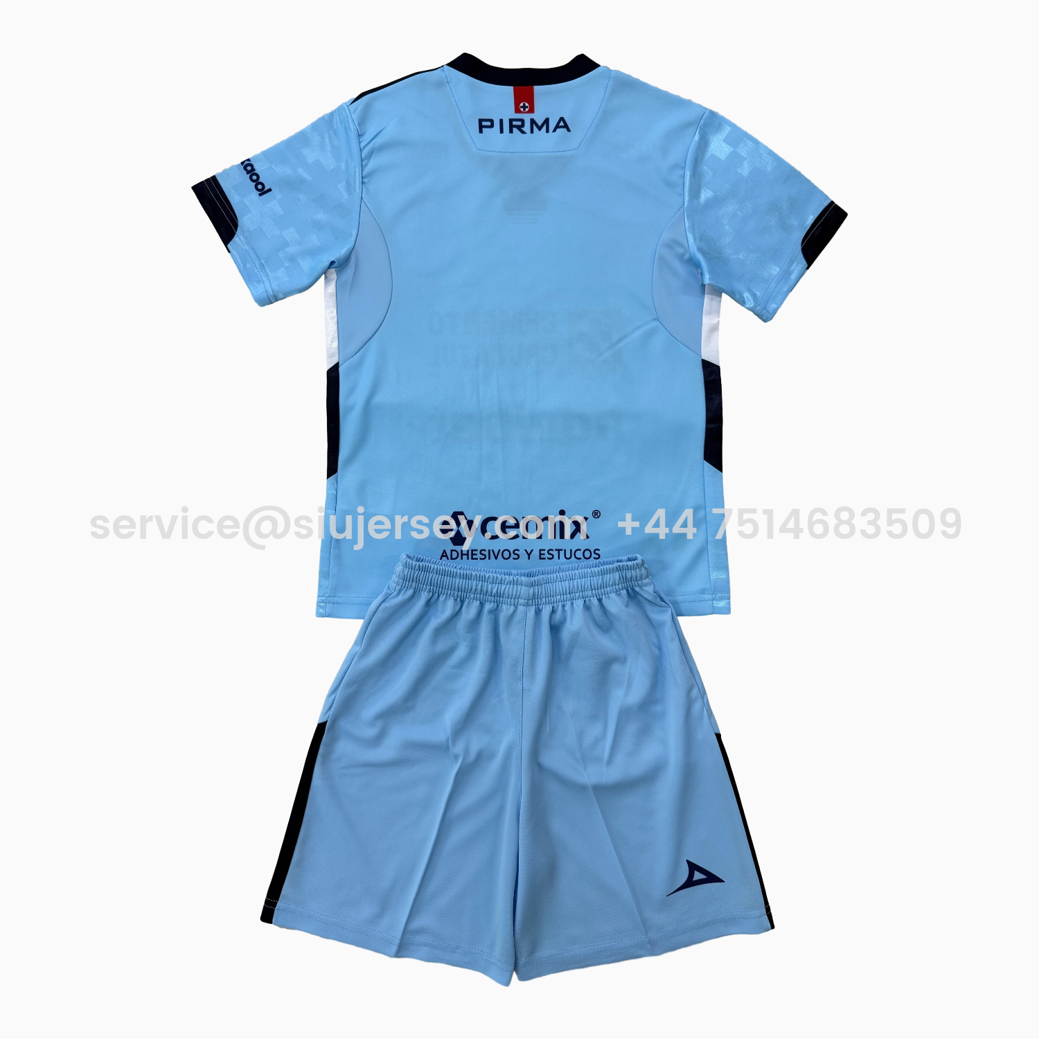 SIUjerseys-Cruz Azul 25-26 Blue Goalkeeper Kids Kit