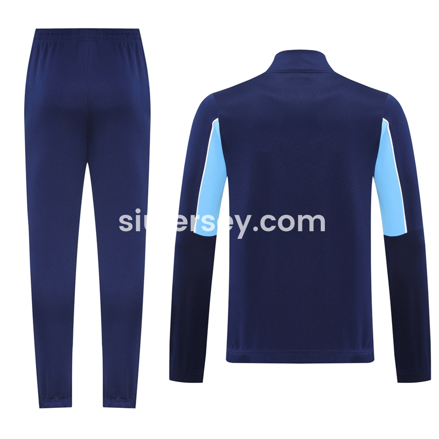 SIUjerseys-Marseille 25-26 Jacket Training Tracksuit - Deep Blue Jackets & Pants