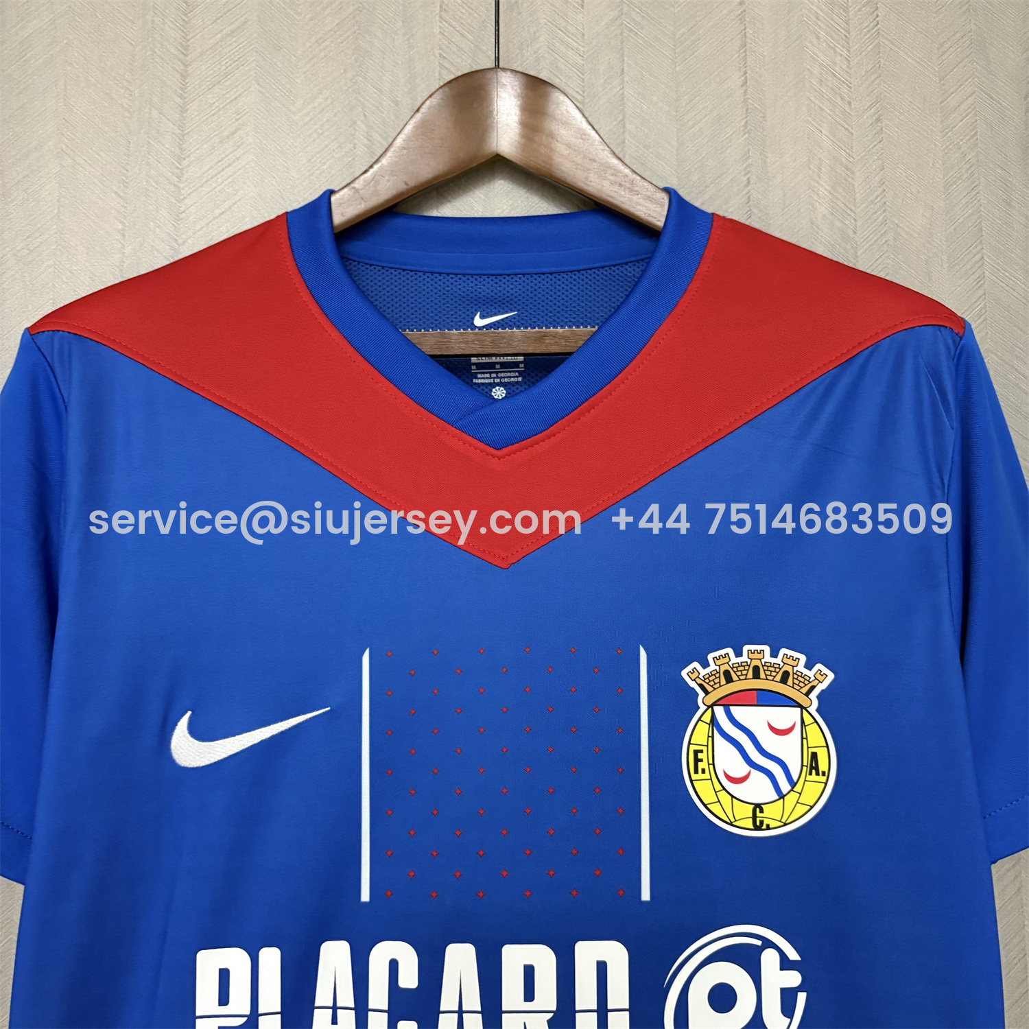 SIUjerseys-Alverca 25-26 Home Blue Jersey - Fans Version