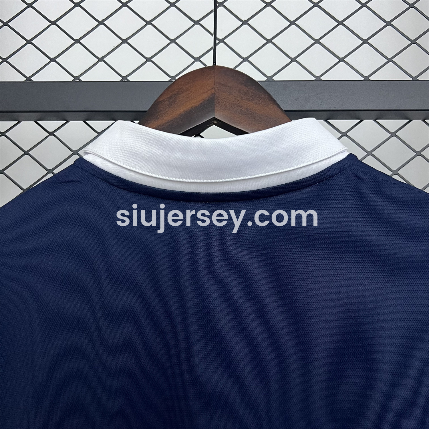 SIUjerseys-Retro France 2014 Home Long Sleeves Jersey