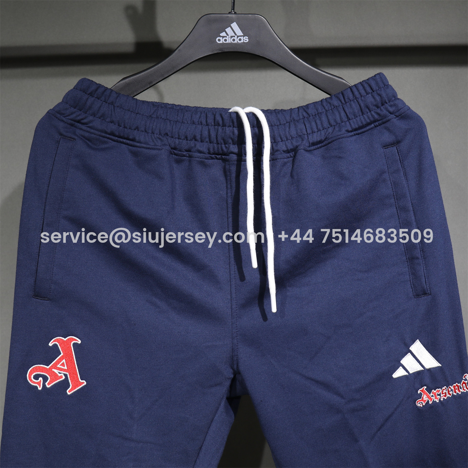 SIUjerseys-Arsenal 25-26 Pure Color Training Hoodie Set - Deep Blue Hoodie and Deep Blue Pants