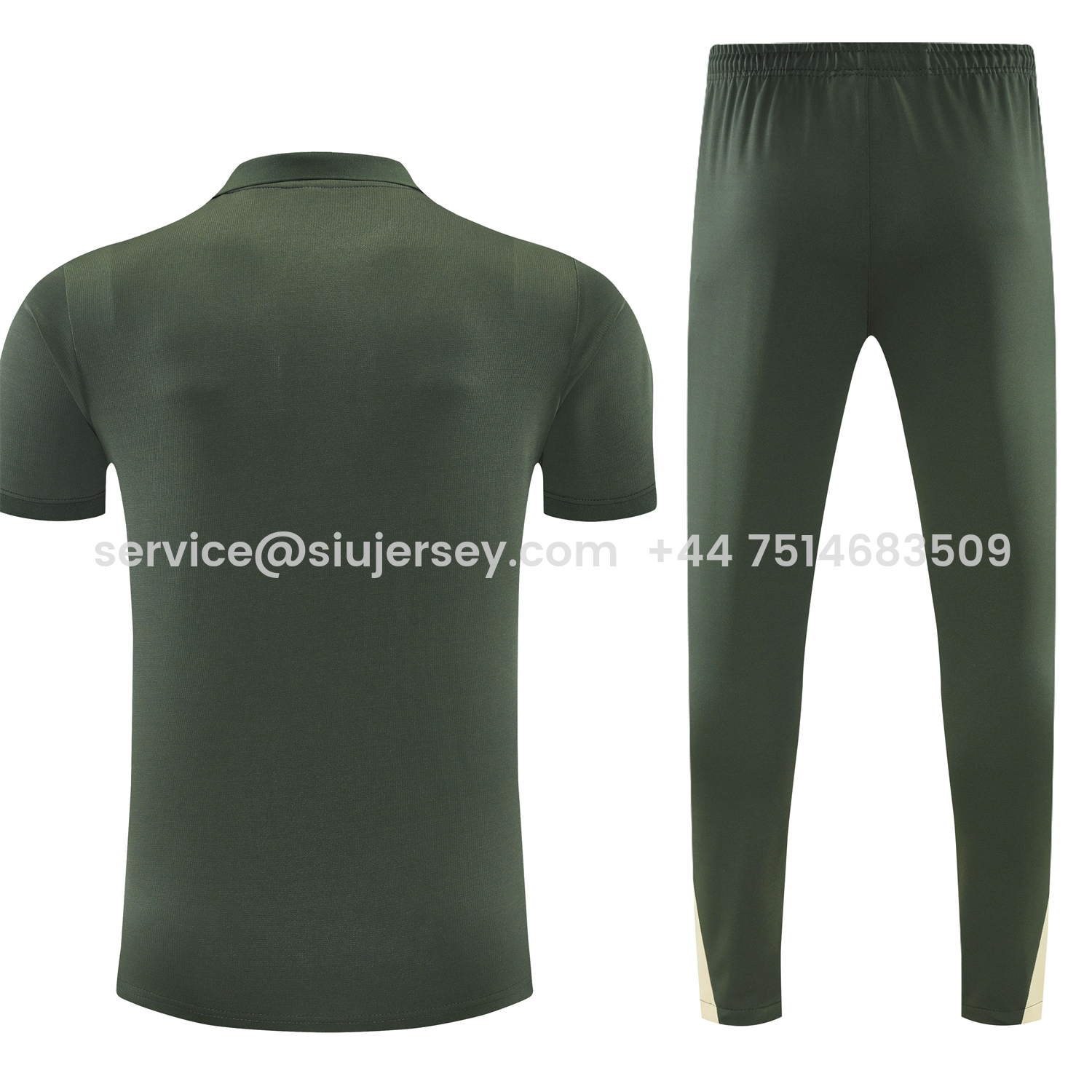 SIUjerseys-C.H.E.L.S.E.A 25-26 POLO Short-Sleeve Training Set - Dark Green Top and Pants