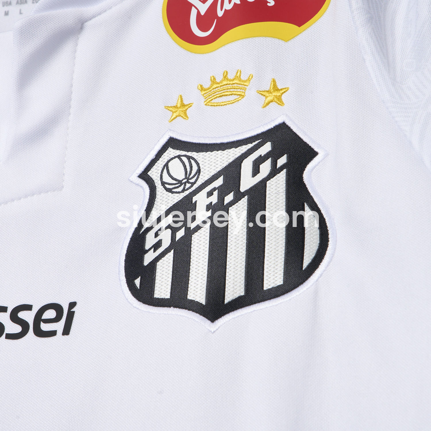 SIUjerseys-Santos 25-26 Home Jersey With Sponsors - Fans Version