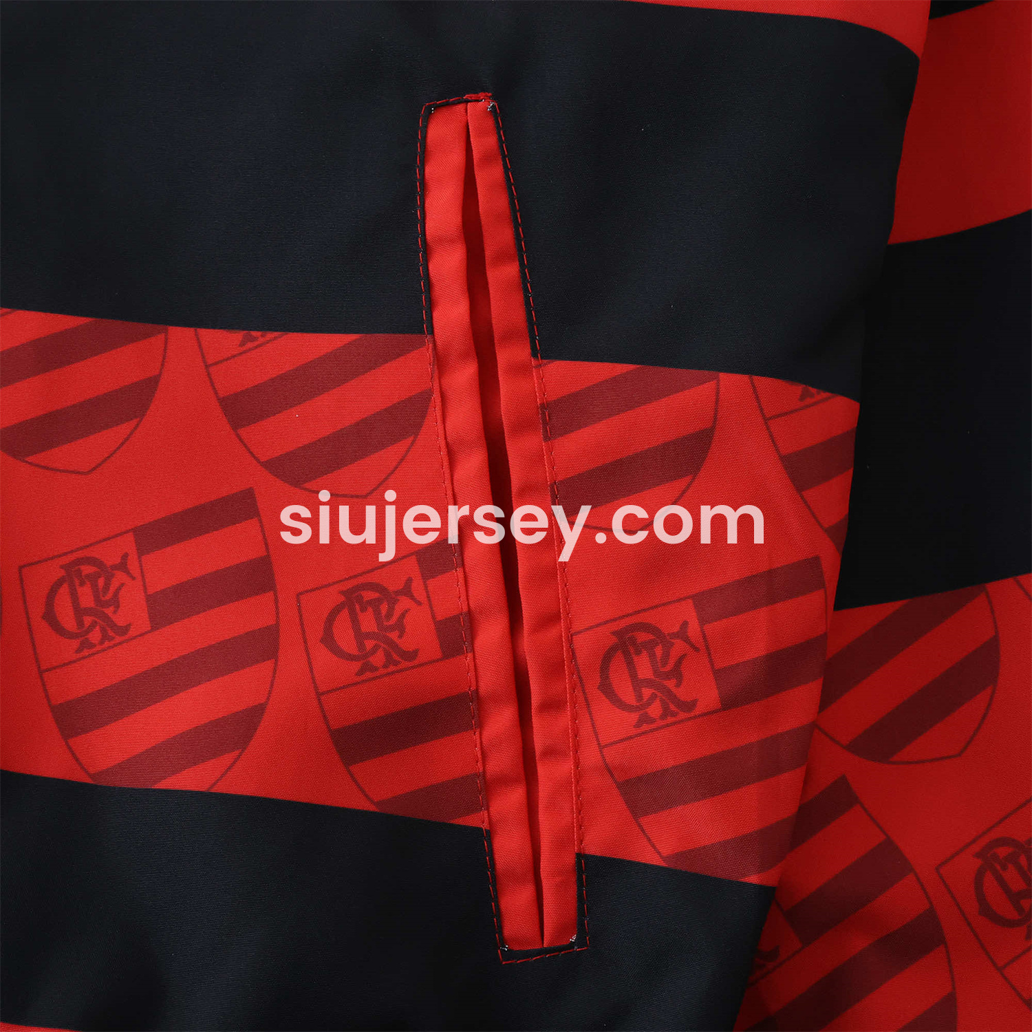 SIUjerseys-Flamengo 24-25 Double Sided Reversible Windbreaker - Red & Blue