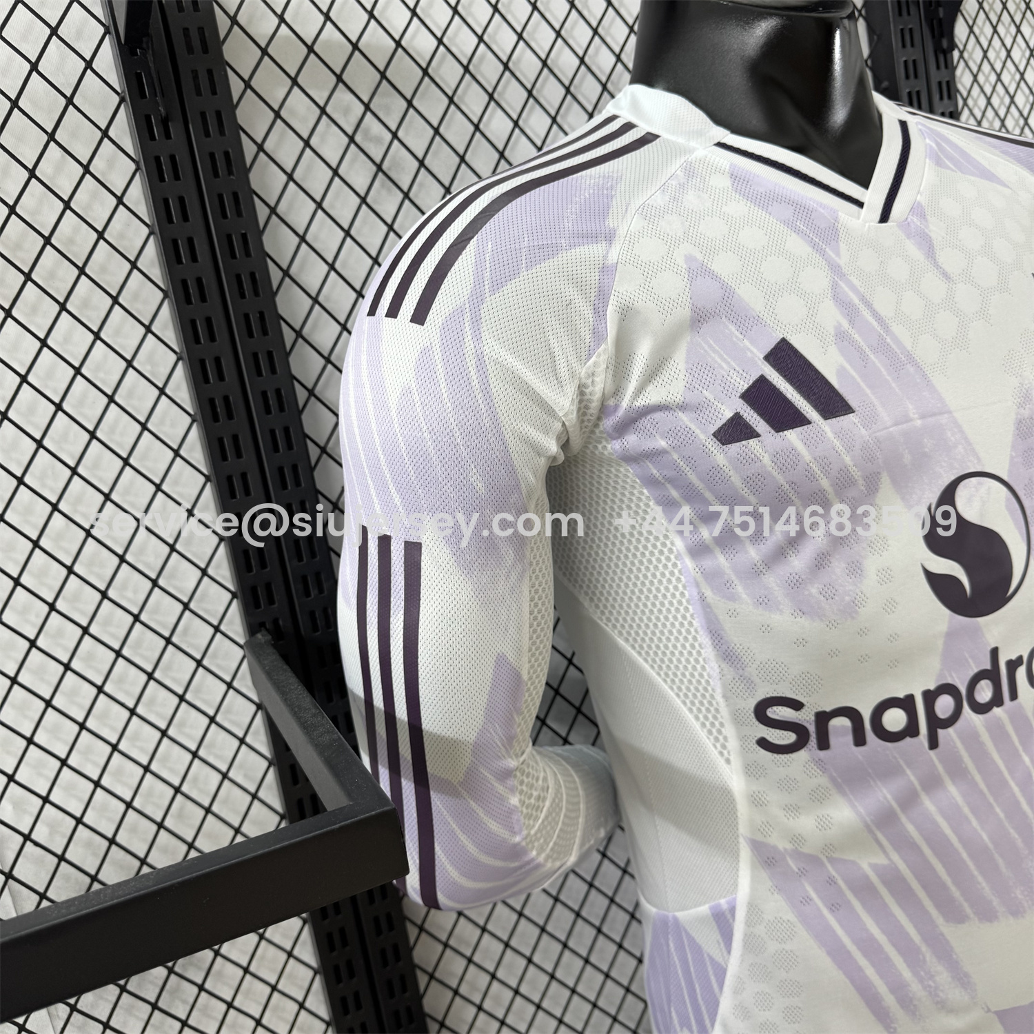 SIUjerseys-Manchester United 25-26 Away Long Sleeves Jersey - Player Version