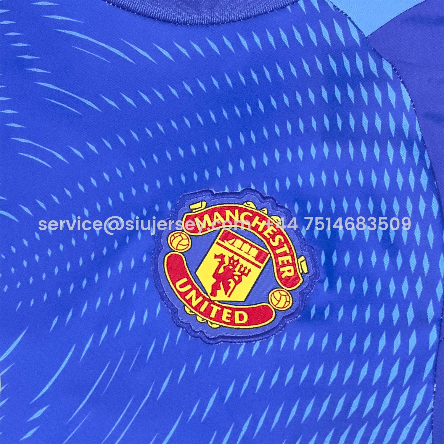 SIUjerseys-Manchester United 25-26 Blue Goalkeeper Jersey - Fans Version