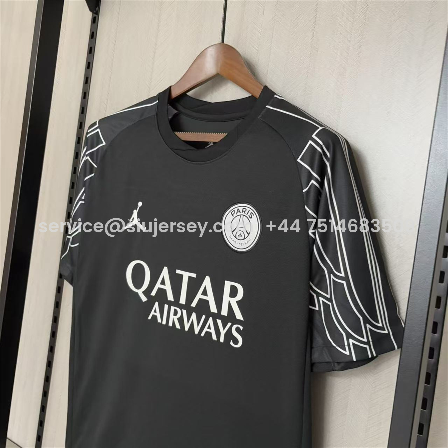 SIUjerseys-Paris Saint-Germain PSG 25-26 JD Black Special Jersey - Fans Version