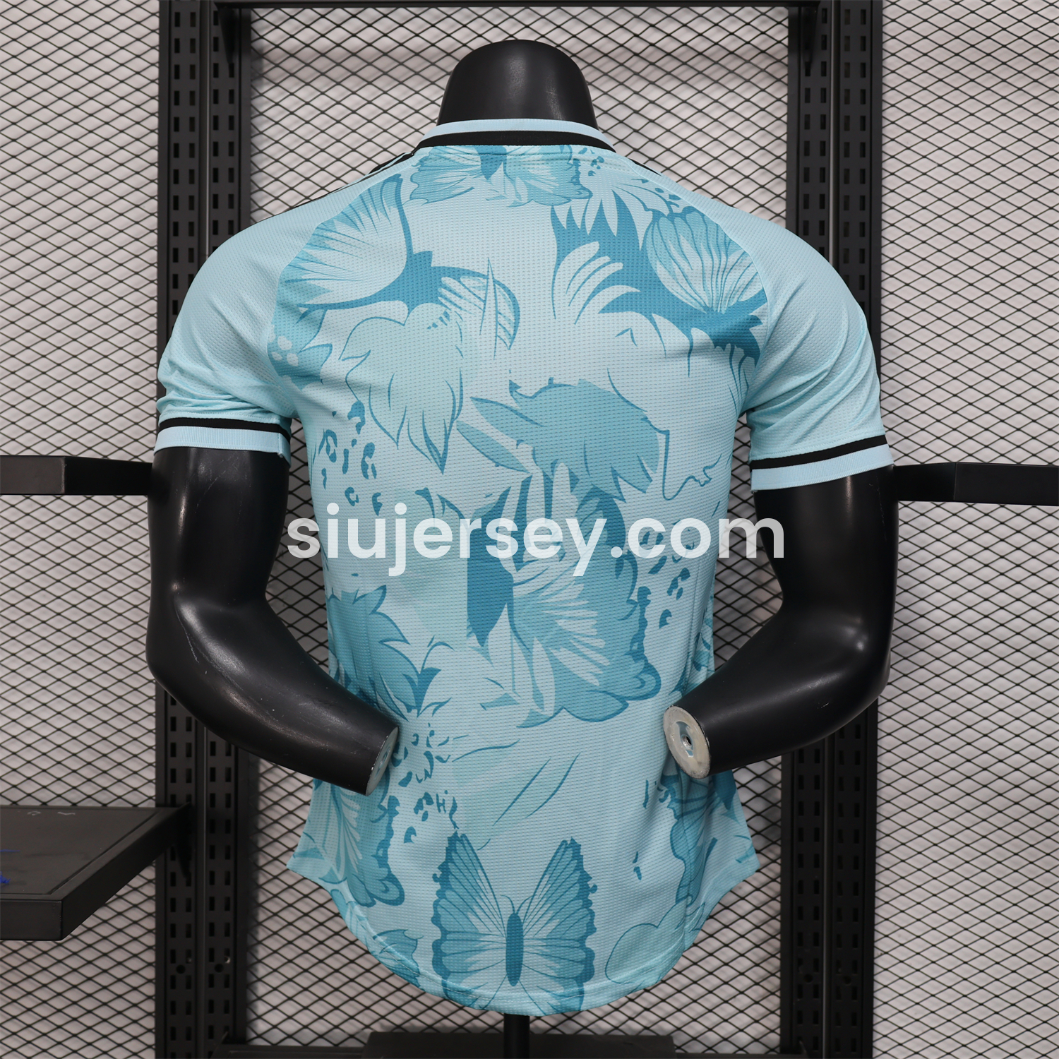 SIUjerseys-Algeria 25-26 Light Blue Flower Pattern Special Edition Jersey - Player Version